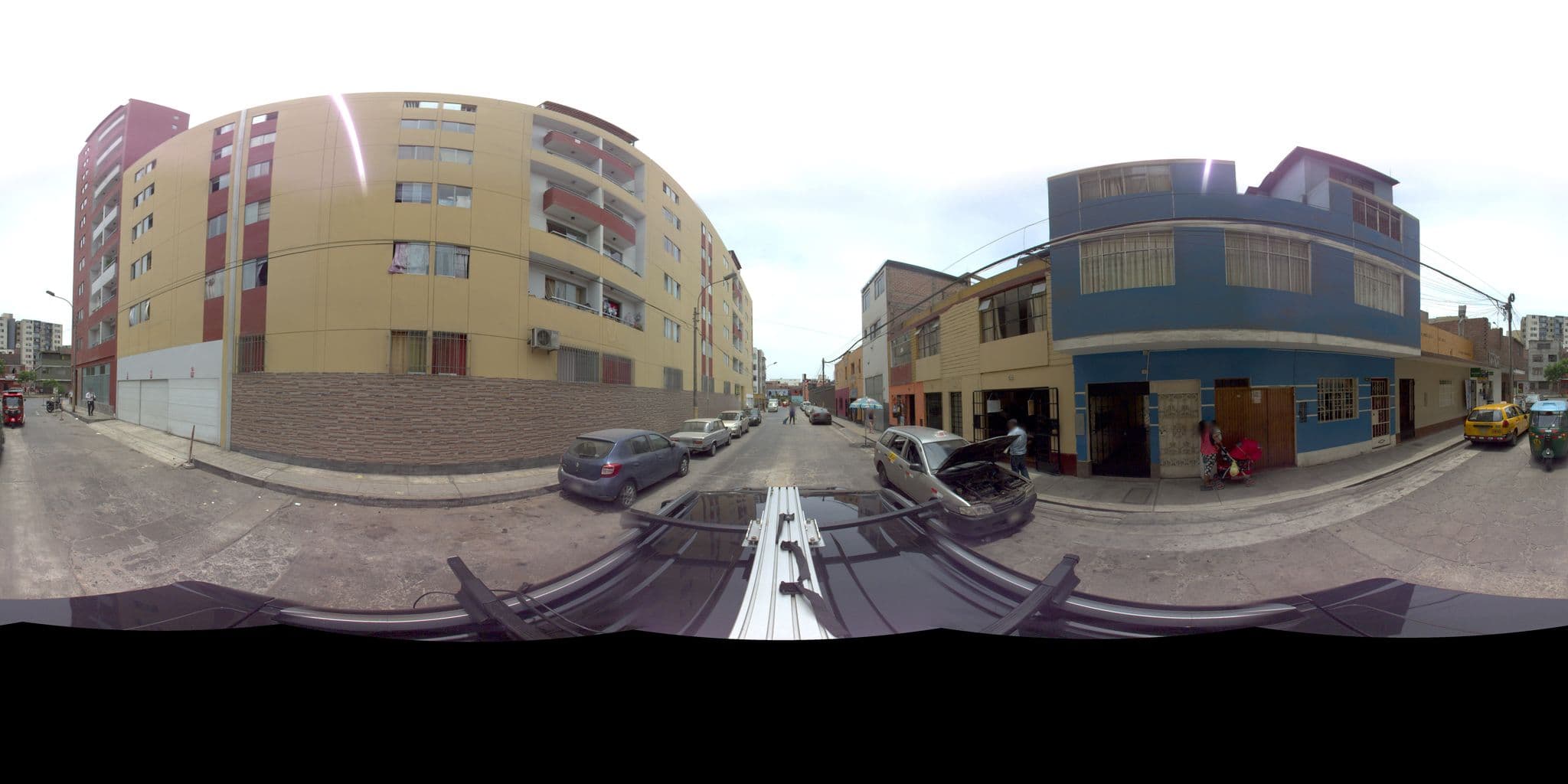 Street view near Hospedaje Paulina, Breña — © sarahantos (CC BY-SA · Mapillary)