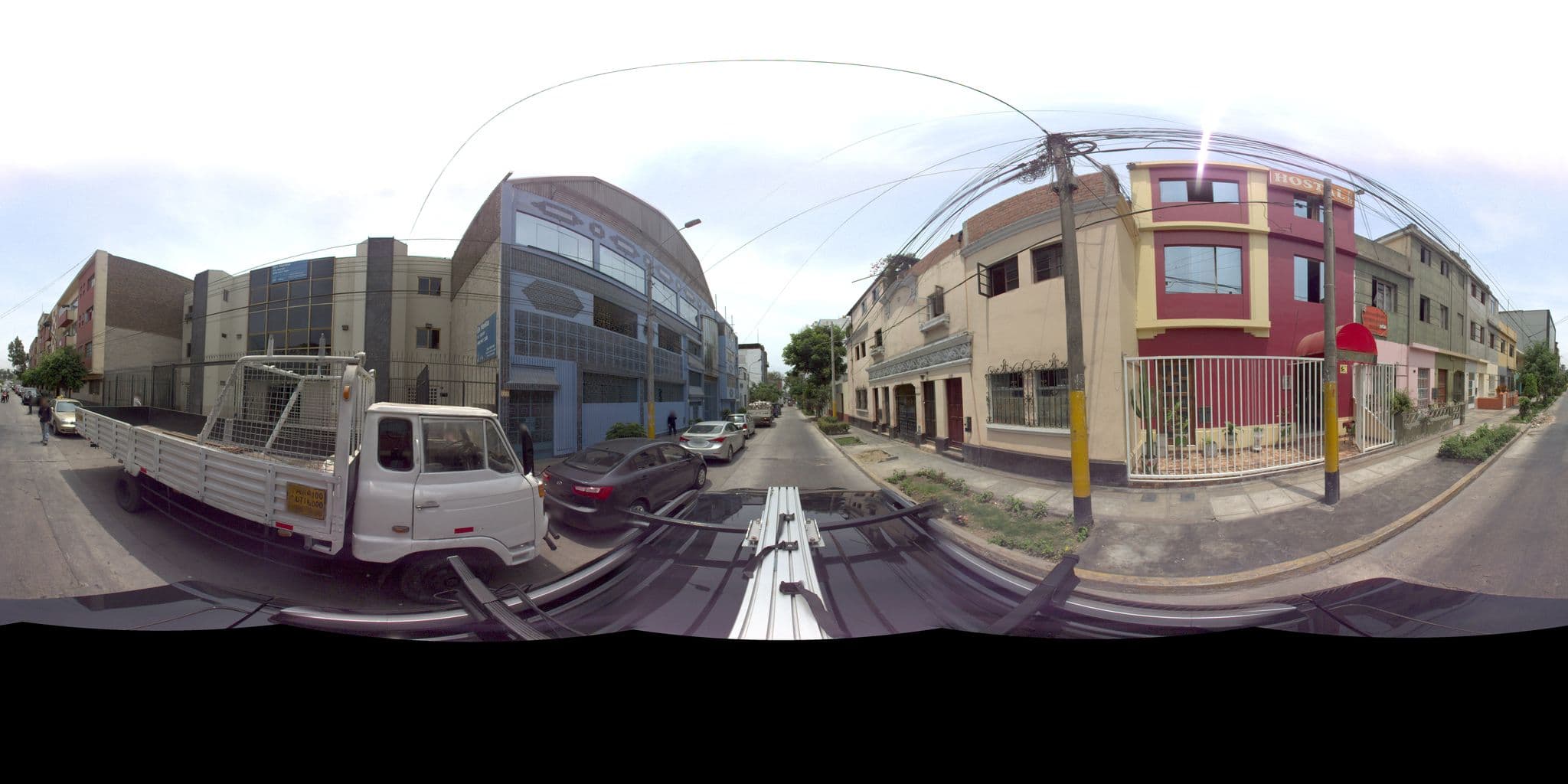 Street view near Hostal Lucho, Breña — © sarahantos (CC BY-SA · Mapillary)