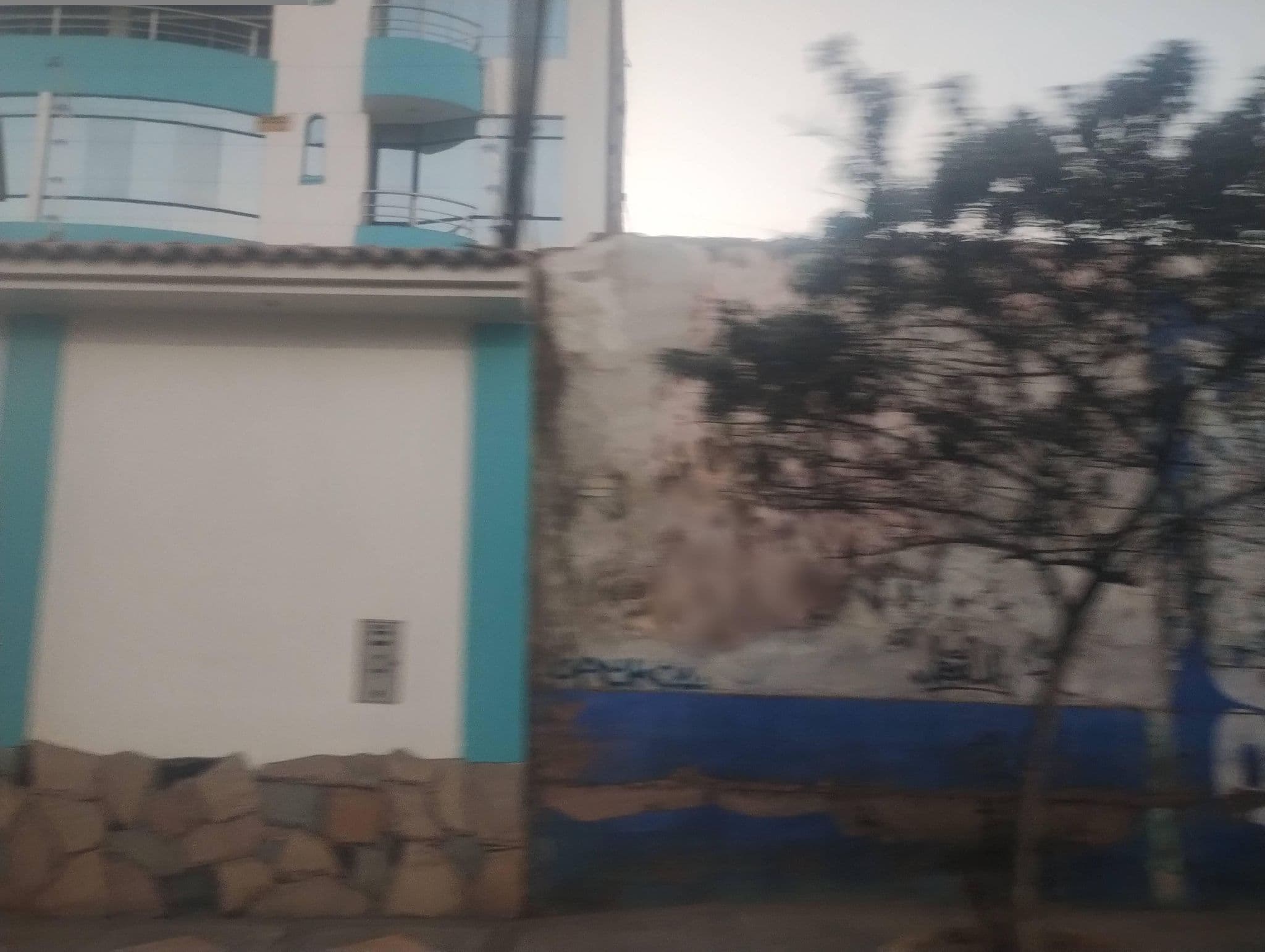 Street view near Hostal Santa María, Tacna