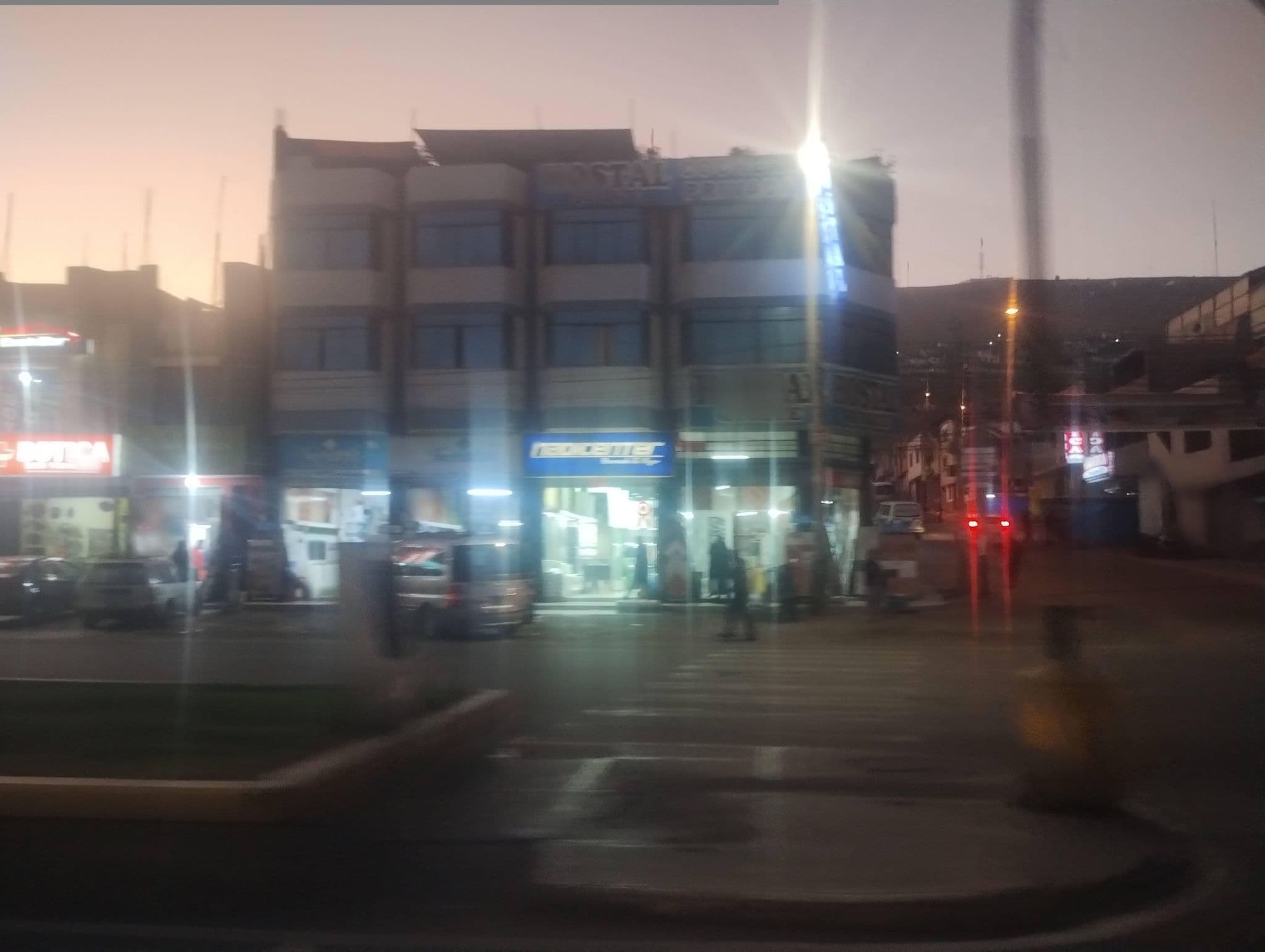 Street view near Hostal Quique, Tacna