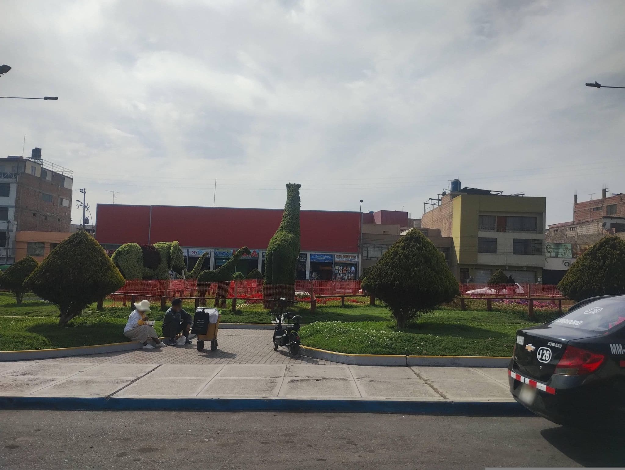 Street view near Hotel Limani, Tacna