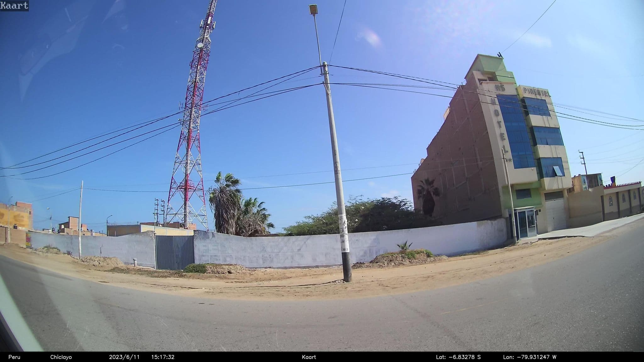 Street view near Hotel MS Pimentel, Pimentel — © kaart_2 (CC BY-SA · Mapillary)