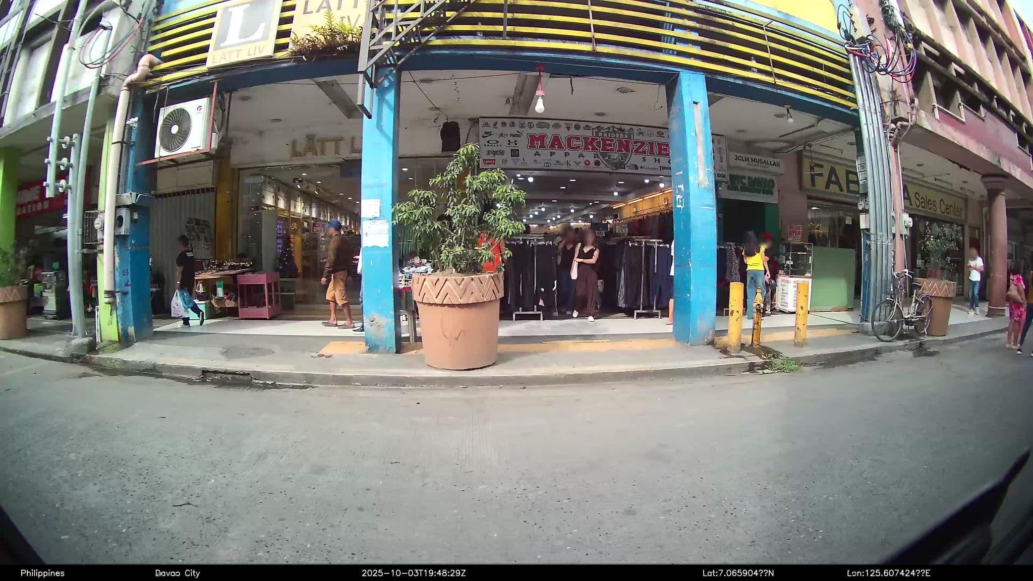 Street view near Royal Downtown Inn, Davao — © kaart_4 (CC BY-SA · Mapillary)