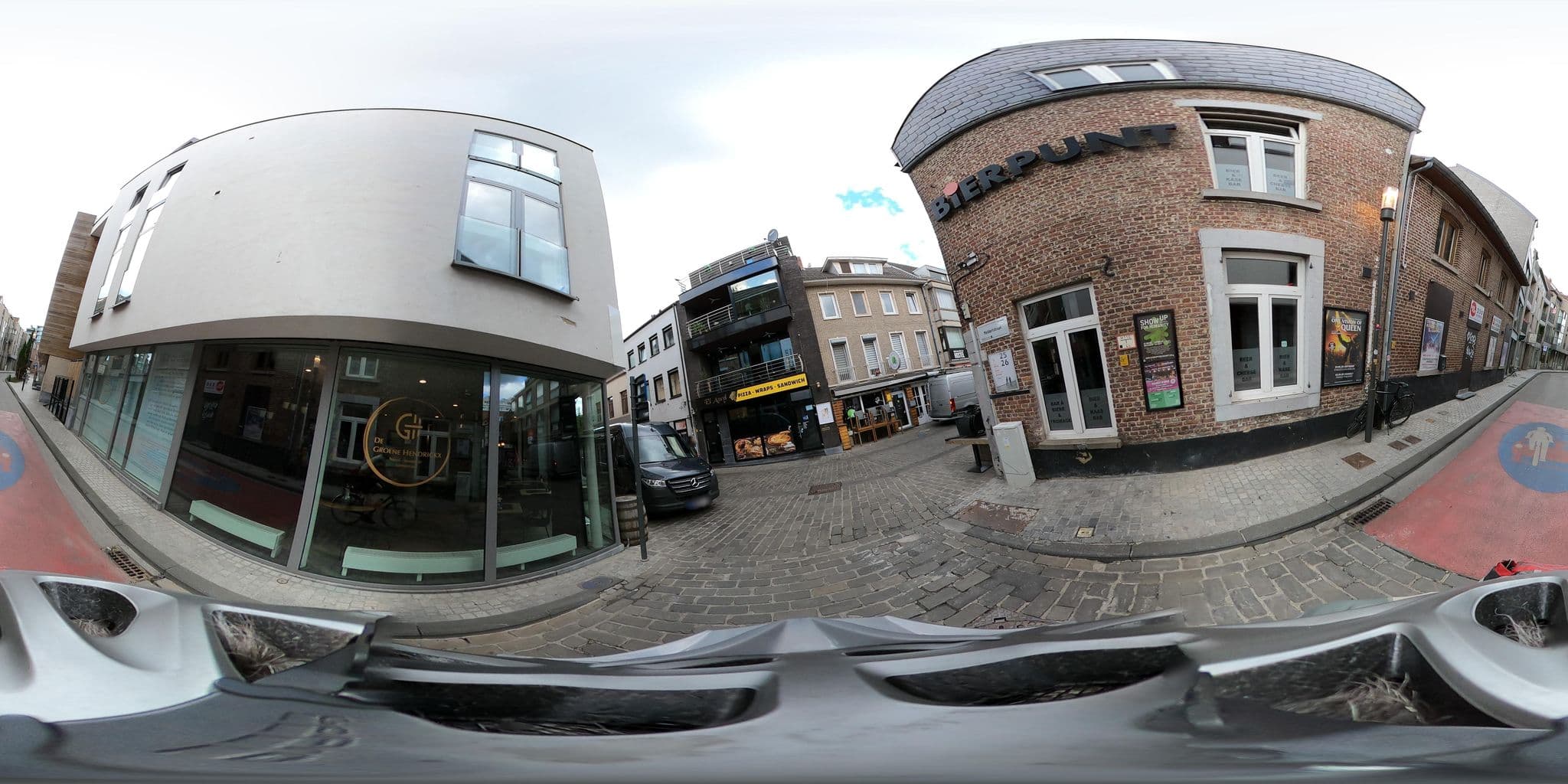 Street view near De Groene Hendrickx, Hasselt — © Eebie (CC BY-SA · Mapillary)