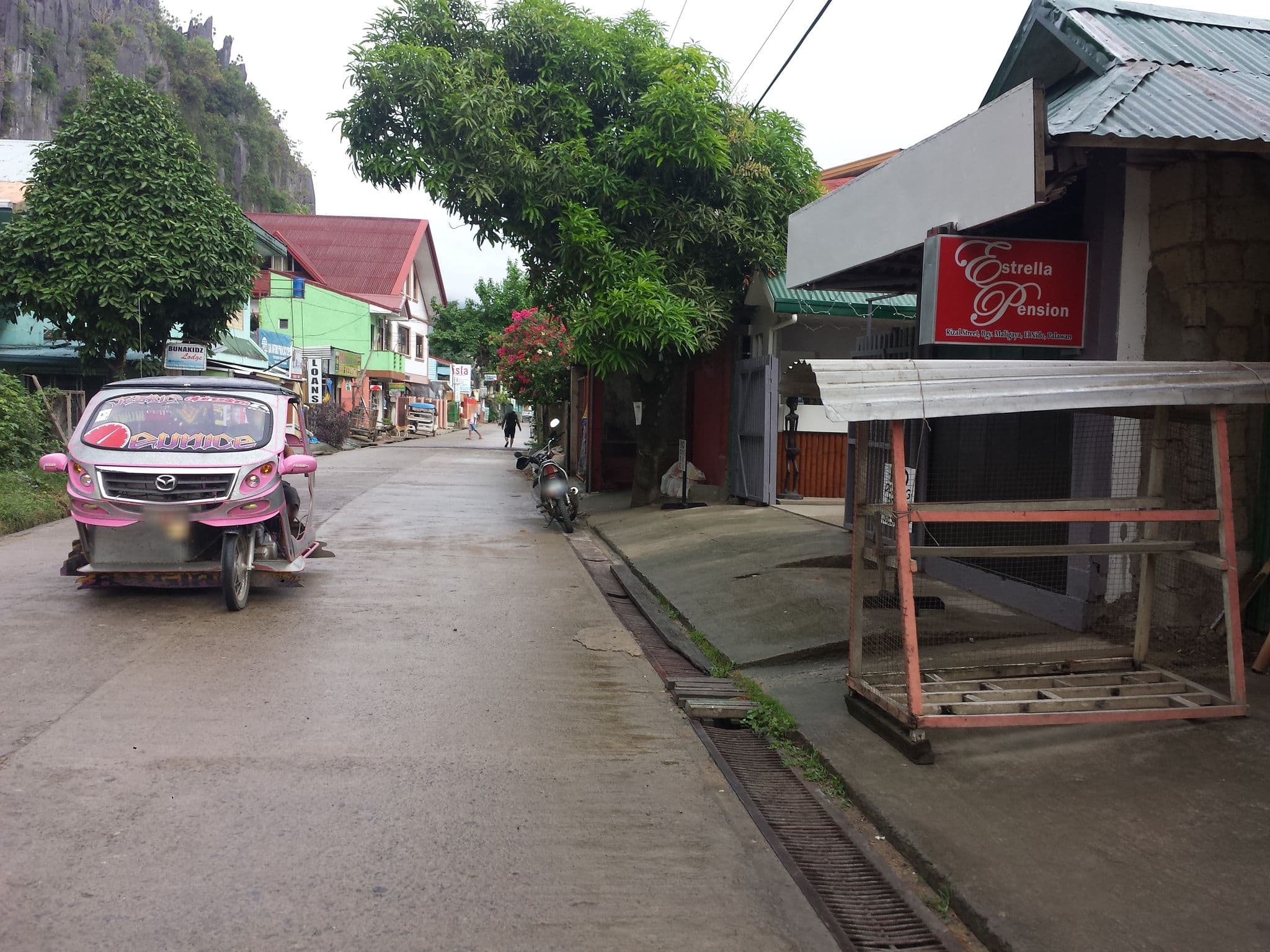 Street view near Estrella Pension, El Nido
