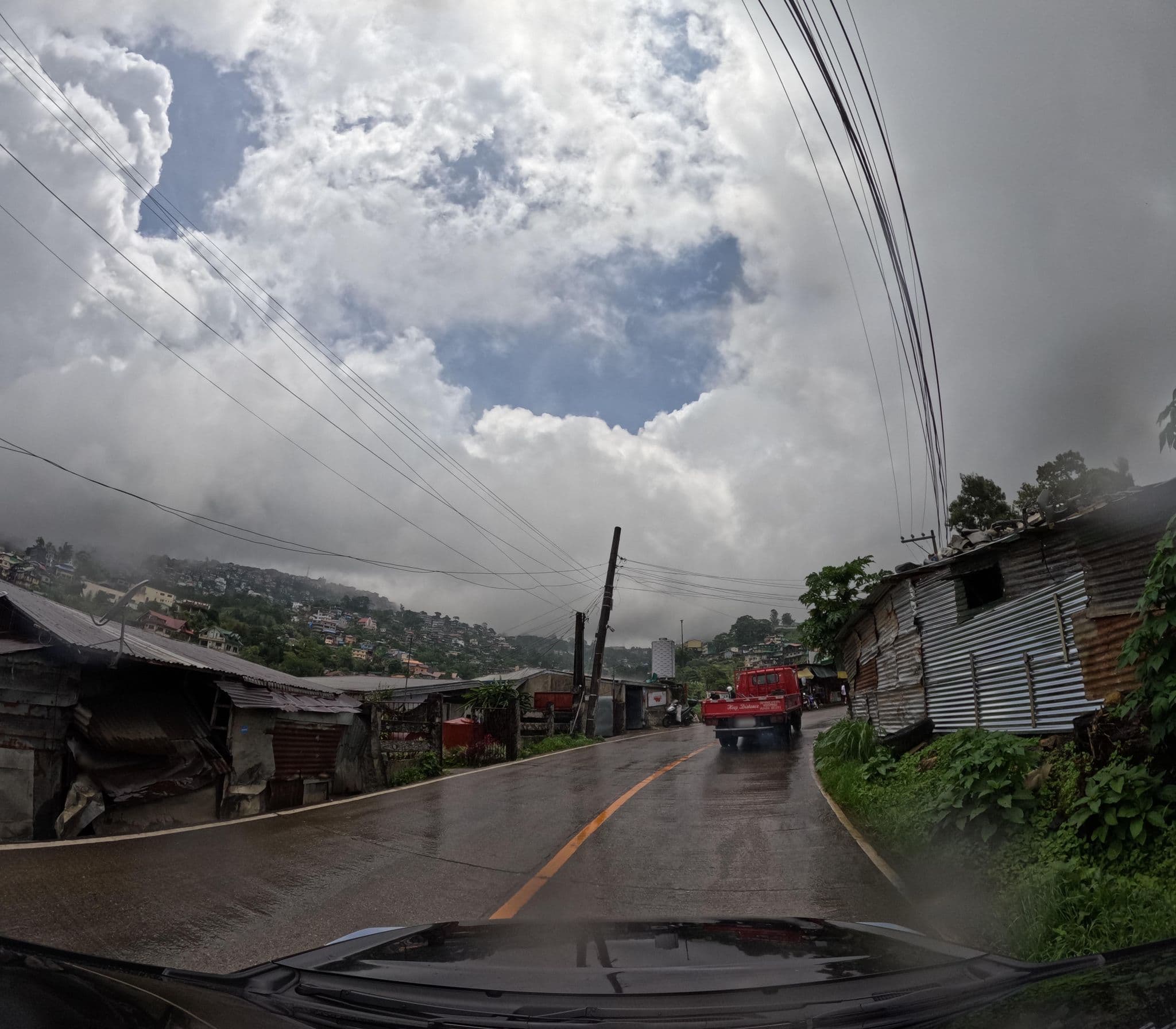 Street view near JCALM Transient House, Baguio