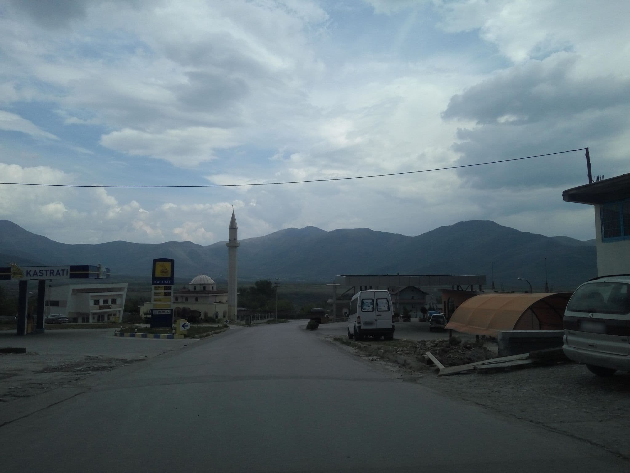 Street view near Plava Hotel, Bajram Curri