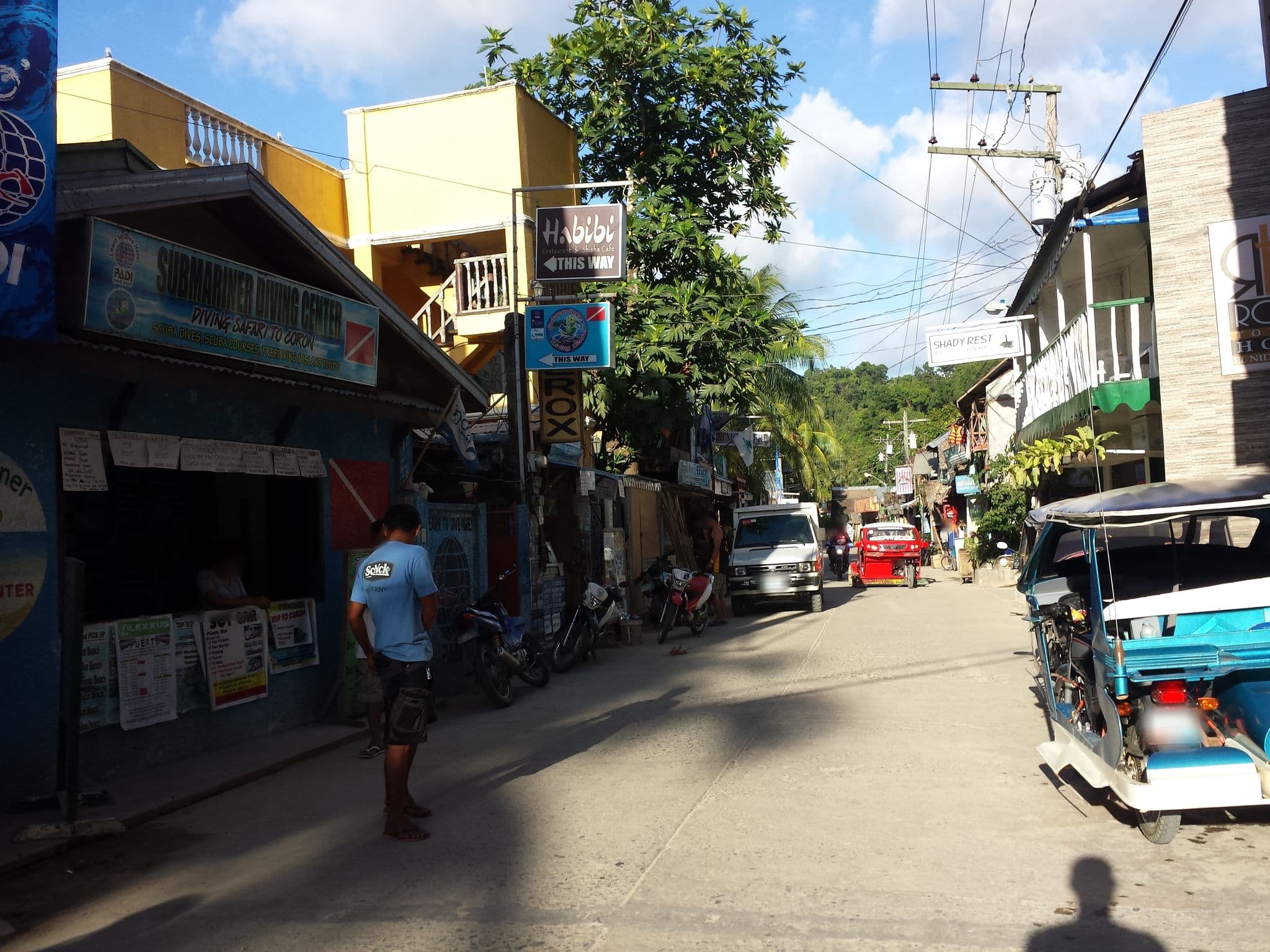 Street view near Rovic's Tourist Hotel, El Nido
