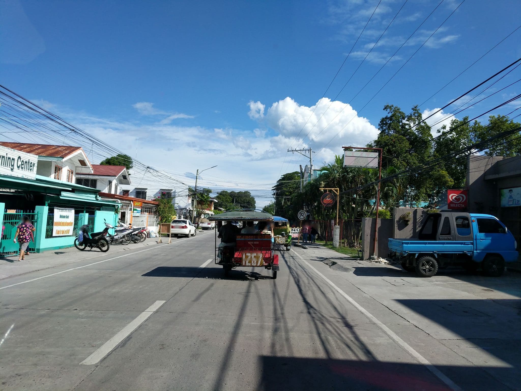 Street view near Sola guesthouse and restaurant, Dumaguete — © GOwin (CC BY-SA · Mapillary)