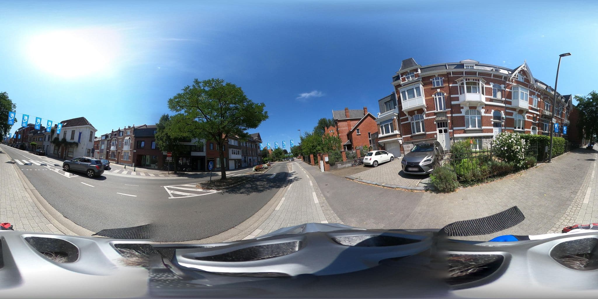 Street view near Villa des Roses, Hasselt — © Eebie (CC BY-SA · Mapillary)