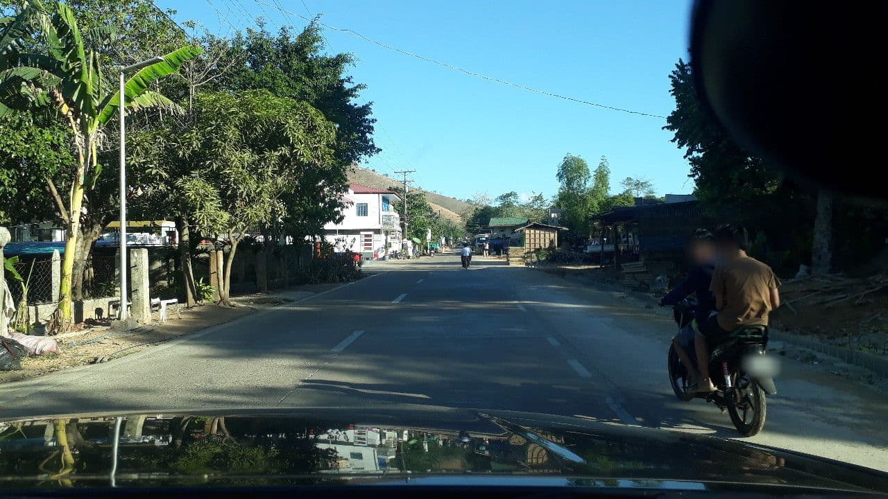 Street view near Sunshine hostel, Coron
