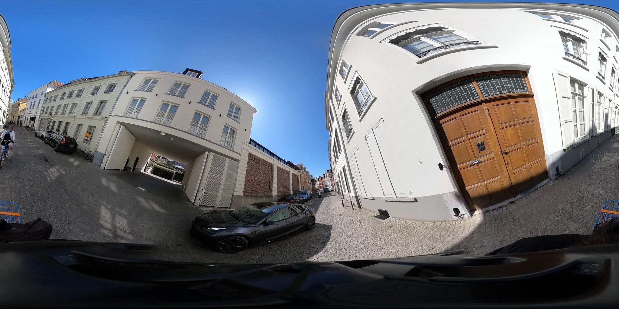 Street view near The Notary, Brugge — © RaphaelPasLoin (CC BY-SA · Mapillary)