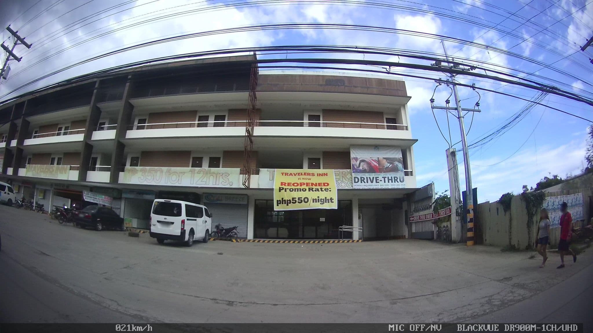 Street view near Travelers Inn, Davao