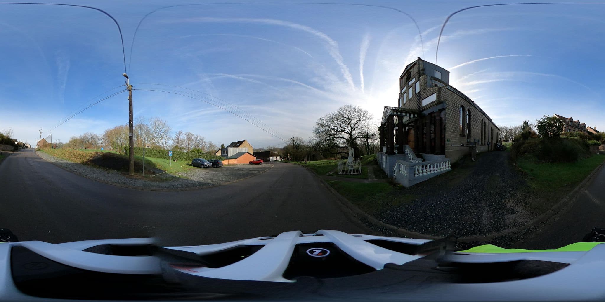 Street view near La Chapelle de Verre, Ronquières — © Mizuna (CC BY-SA · Mapillary)