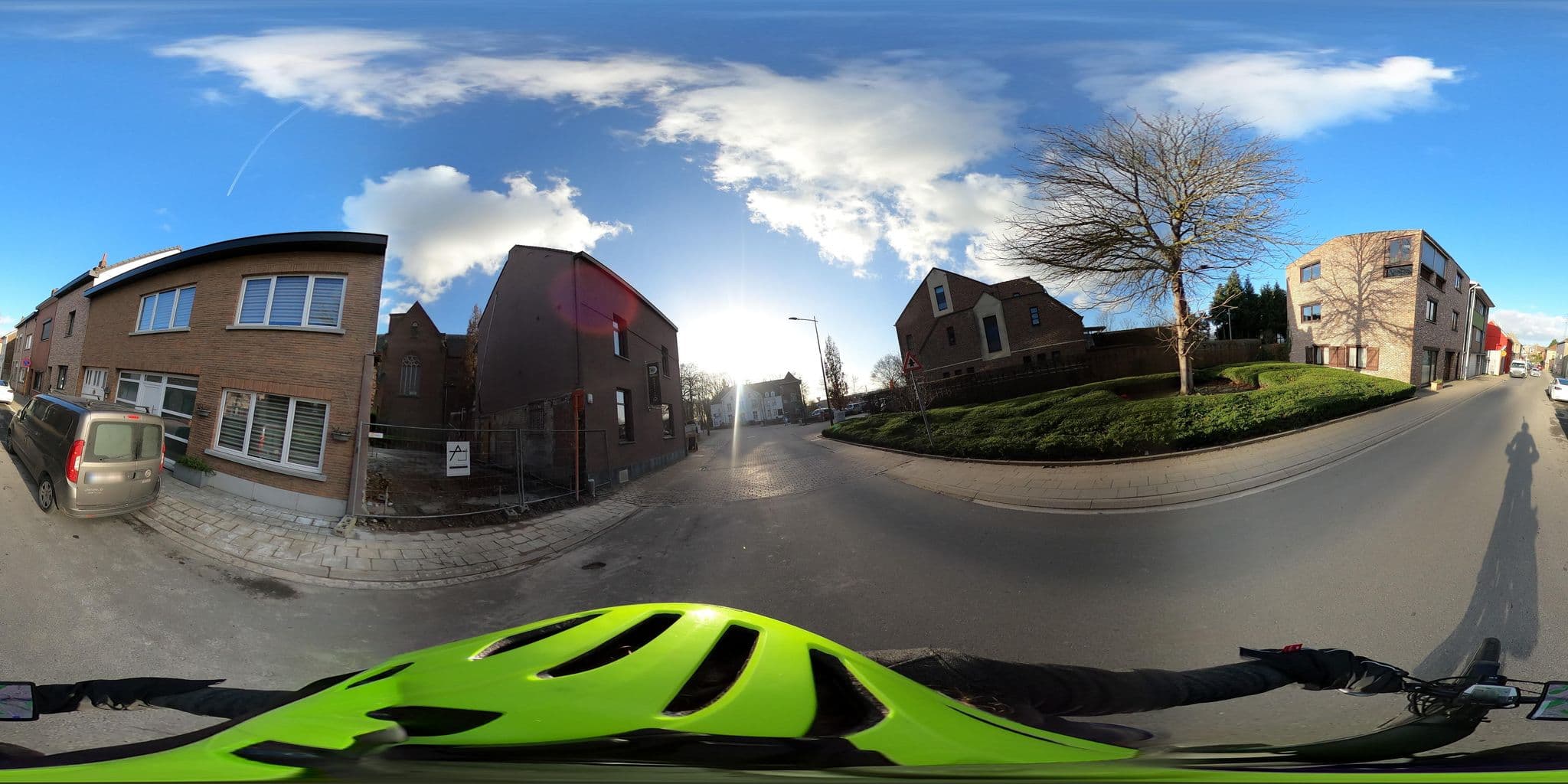Street view near B&B Den Ommegang, Buizingen — © joostjakob (CC BY-SA · Mapillary)