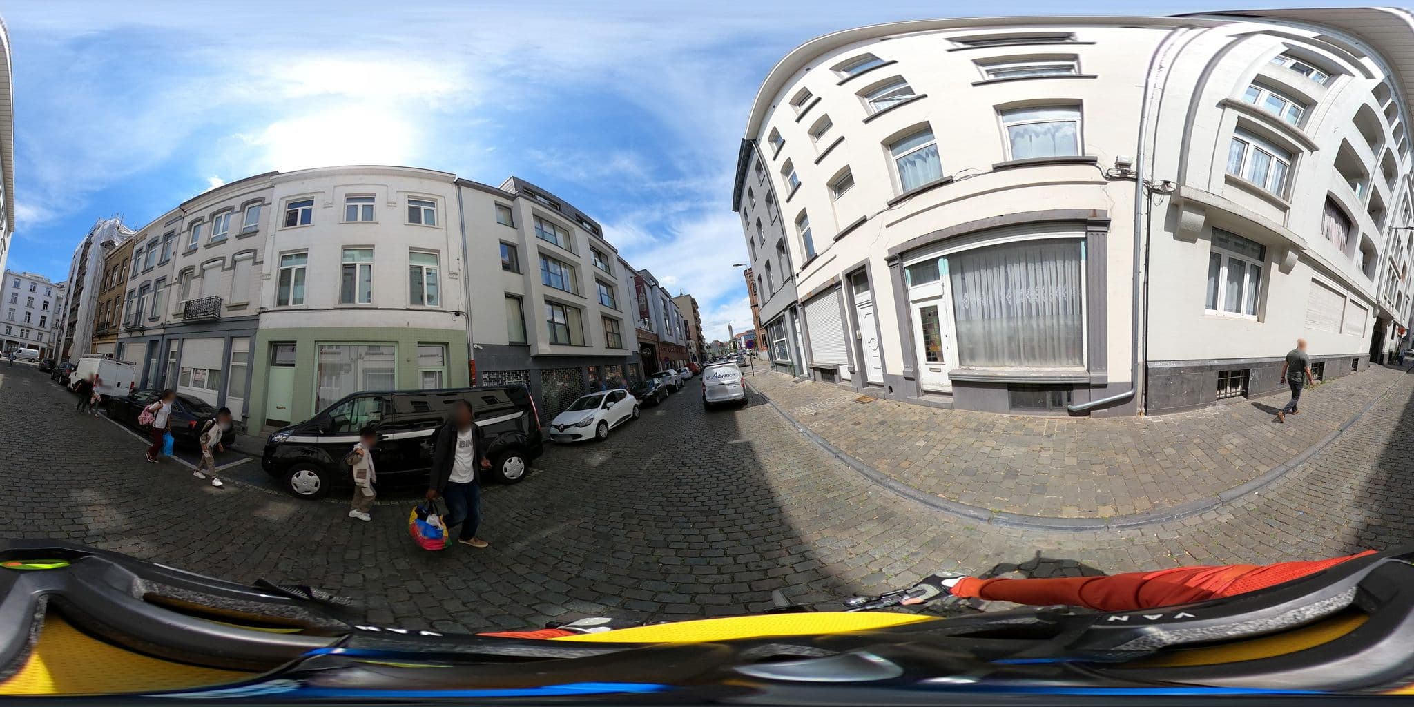 Street view near B&B Leon°16, Brussels — © Stefdegreef (CC BY-SA · Mapillary)