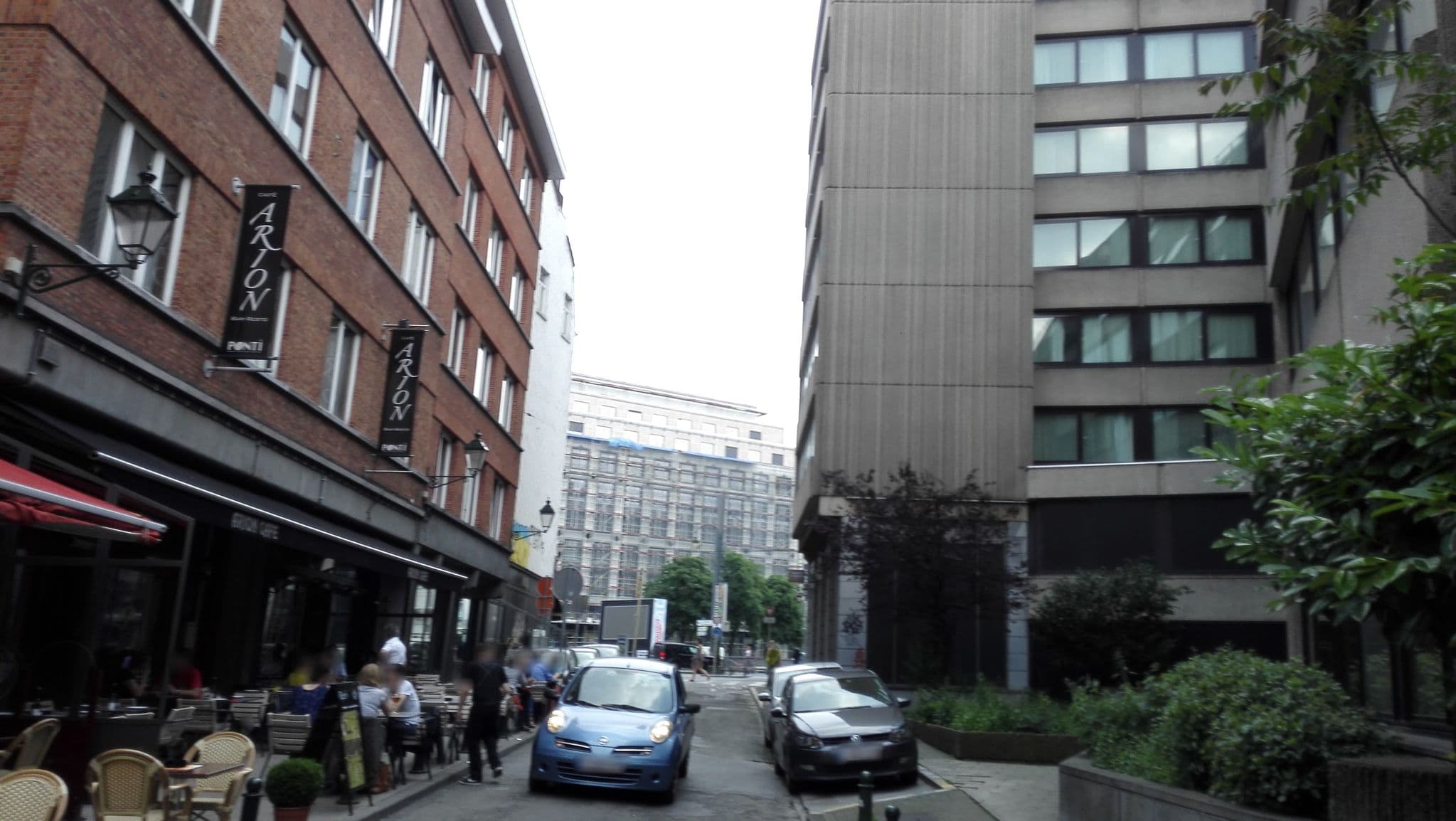Street view near Citybox Brussels, Ixelles — © polyglot (CC BY-SA · Mapillary)