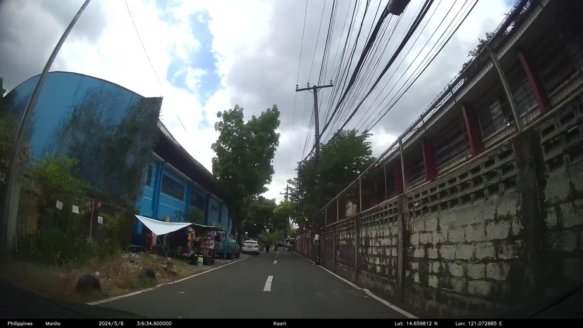 Street view near Kapit Balay, Quezon City — © kaartcam (CC BY-SA · Mapillary)