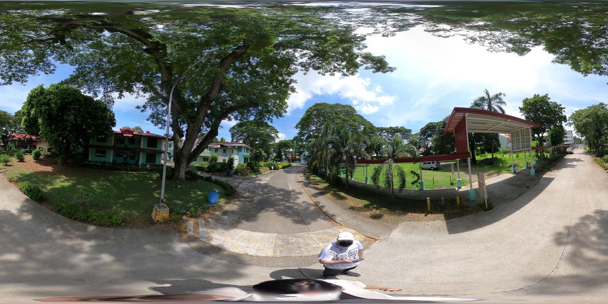 Street view near Roselund Hostel, Ungca — © MarcusYurelius (CC BY-SA · Mapillary)