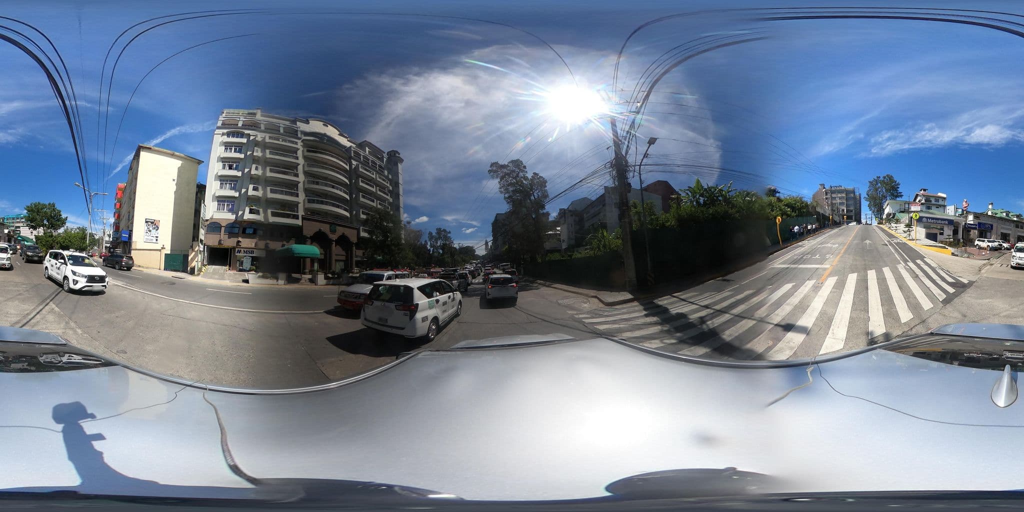 Street view near West Burnham Place, Baguio