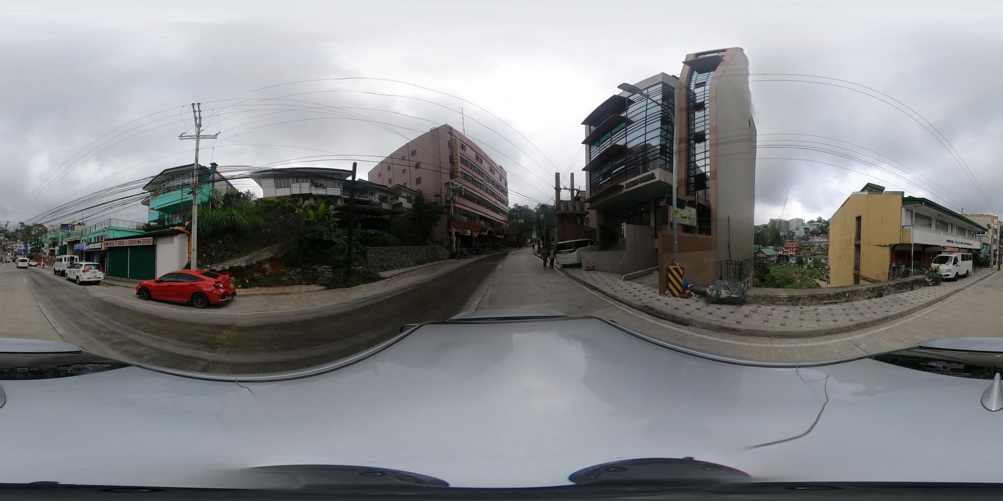 Street view near Villa Mia Apartelle, Baguio