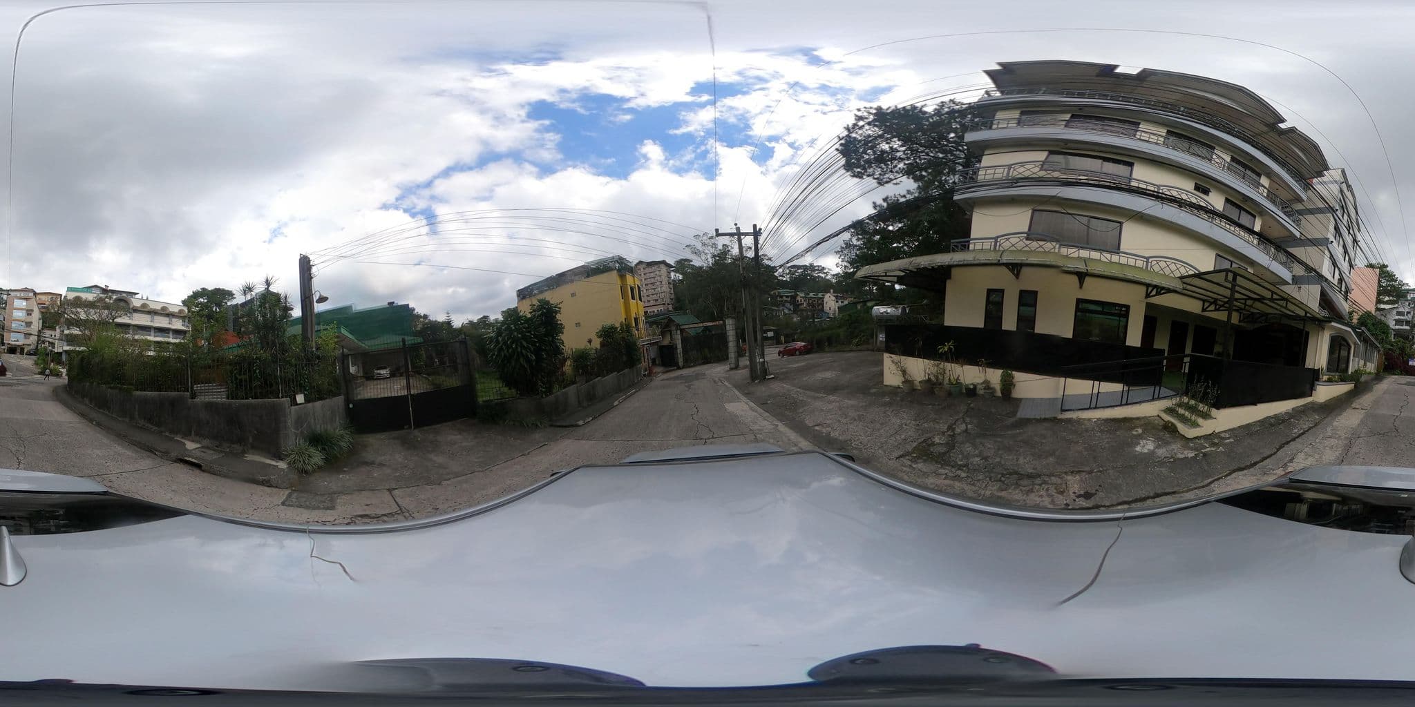 Street view near Anaya Apartelle, Baguio