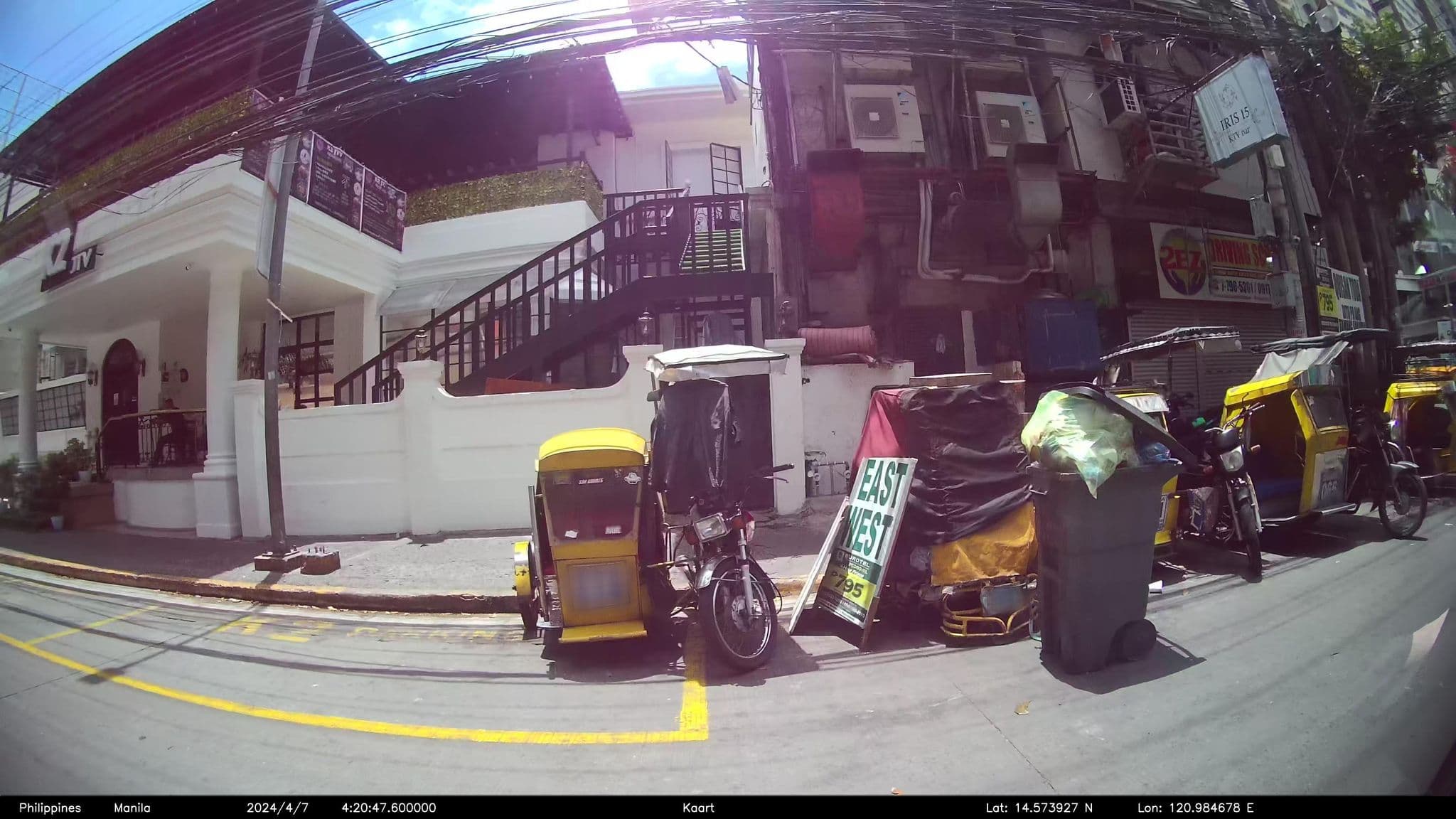 Street view near Tambayan Capsule Hostel, Paco — © kaart_4 (CC BY-SA · Mapillary)