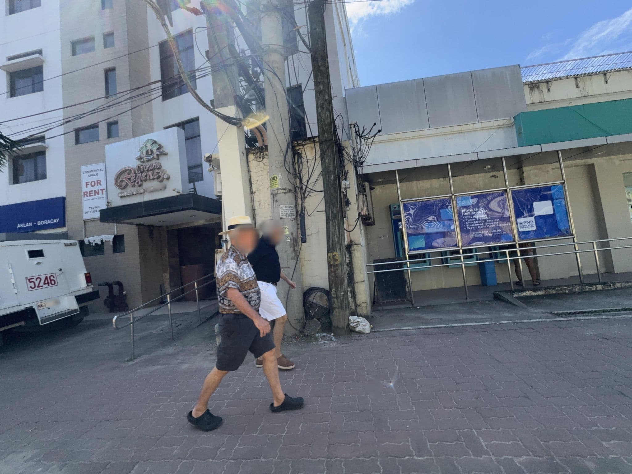 Street view near Crown Regency Courtyard Resort, Yapak