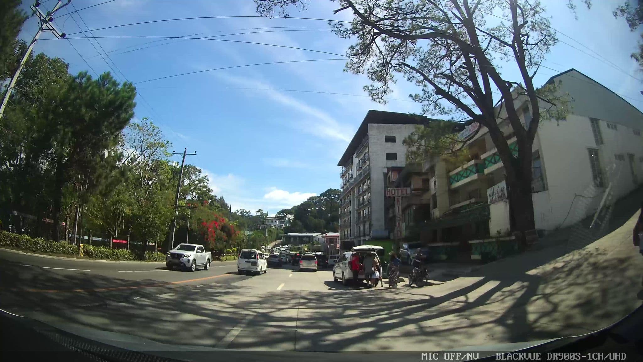 Street view near Marian Kisad Hotel, Baguio