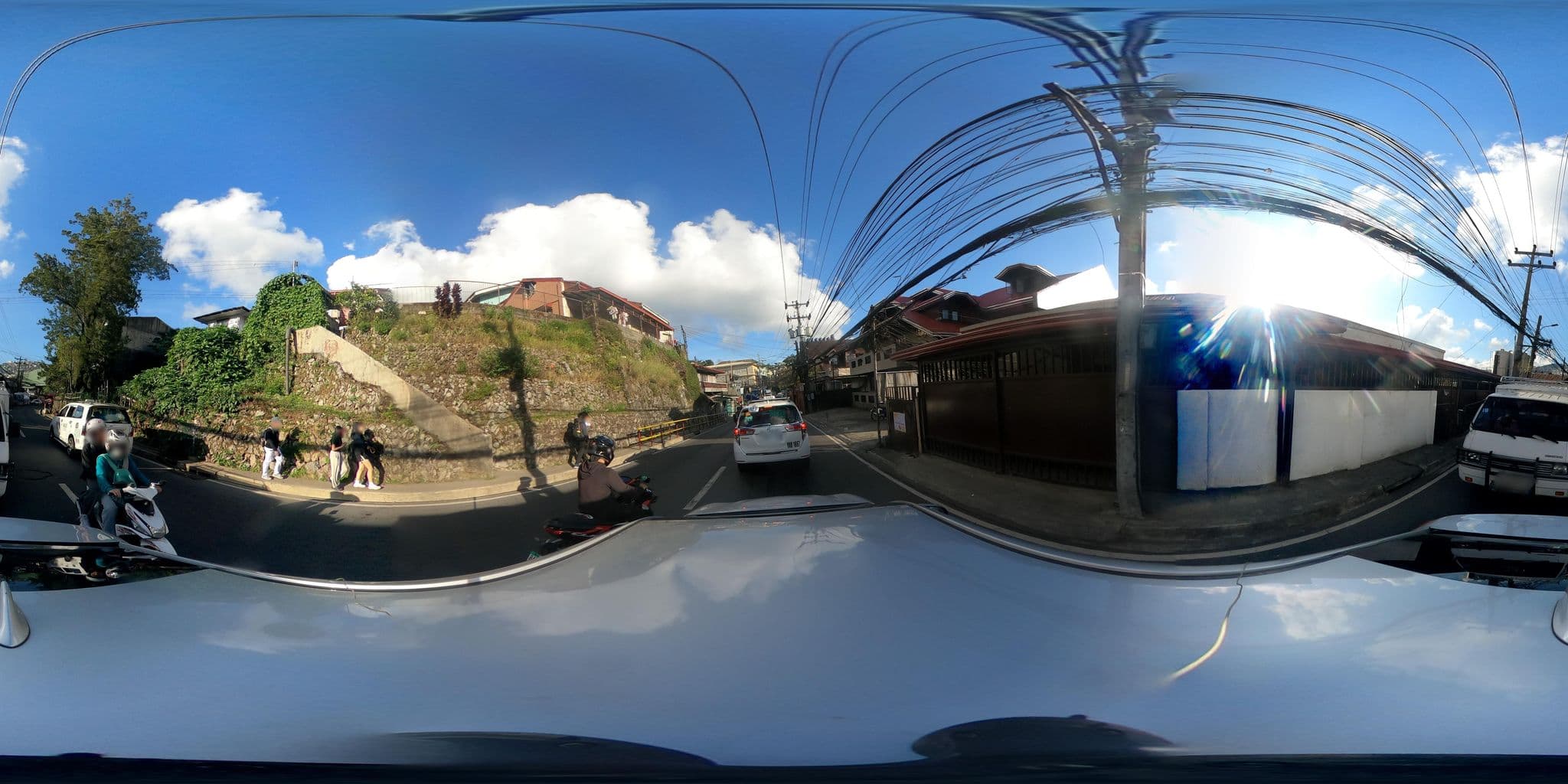 Street view near Divine Mercy Apartments, Baguio