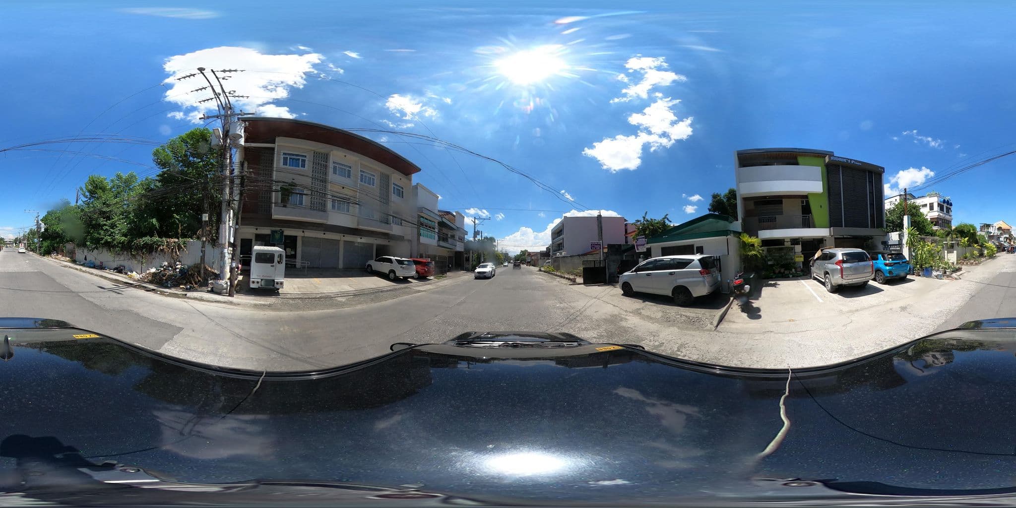 Street view near Rosewood Suites, Davao