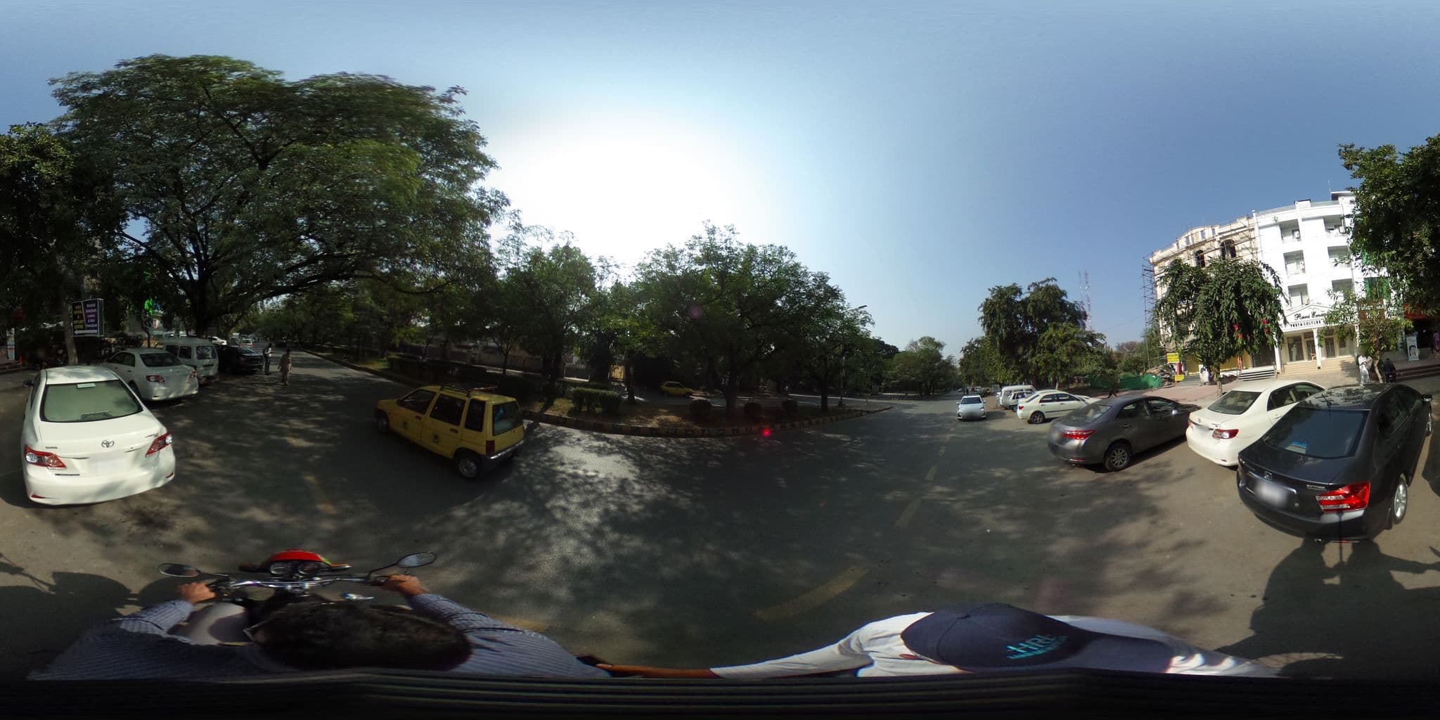 Street view near Hilton Hills, Islamabad