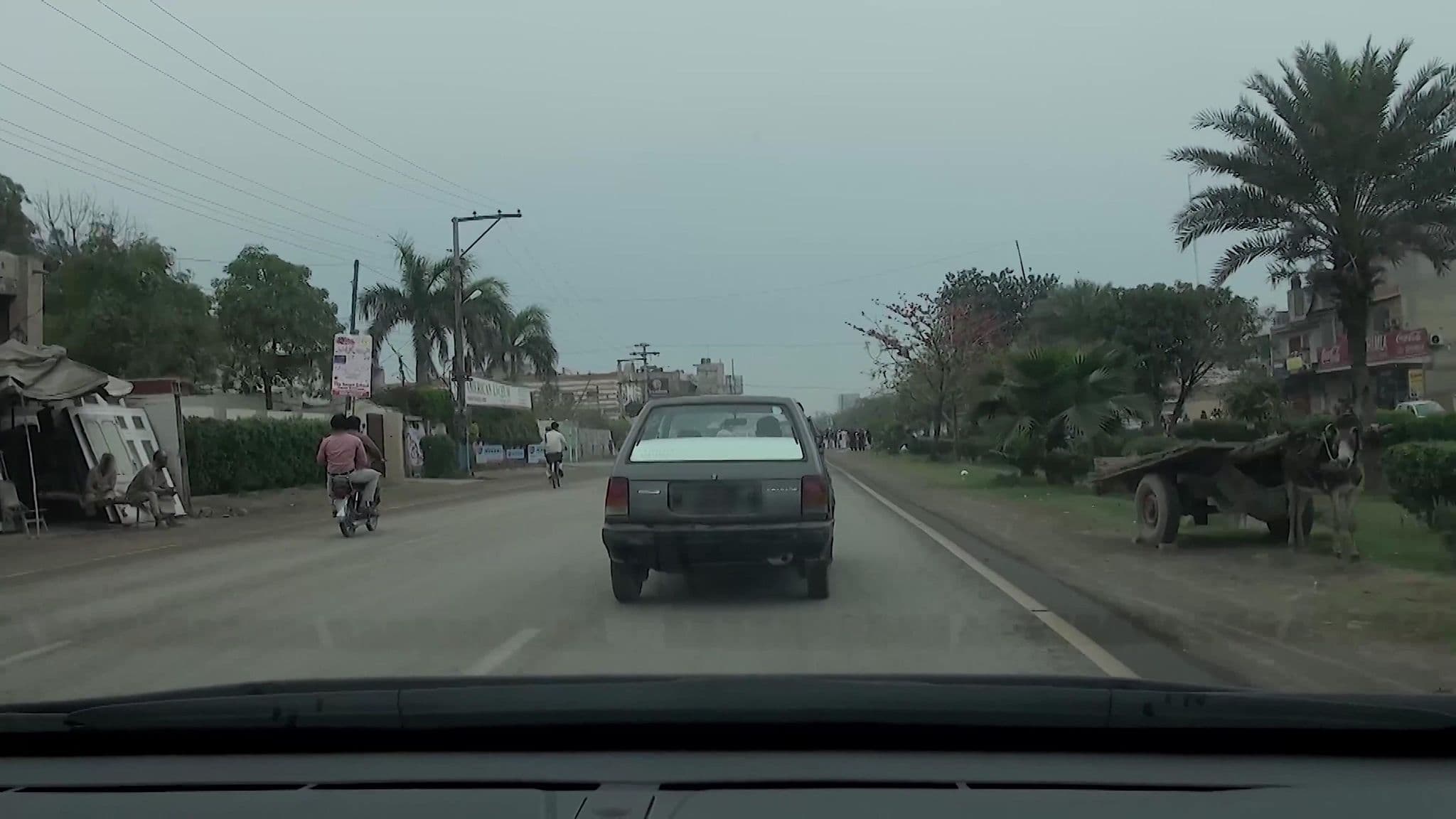 Street view near Fatima Girls Hostel, Faisalabad — © cut (CC BY-SA · Mapillary)