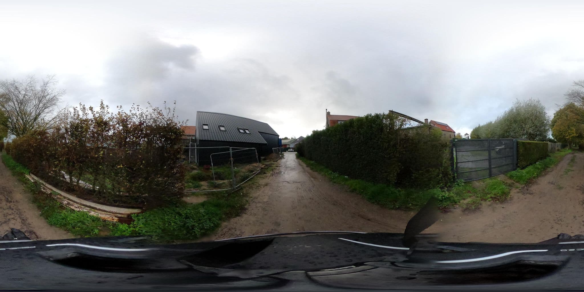 Street view near Trekkershutten de Bosgeus, Nieuwkerke — © gptm (CC BY-SA · Mapillary)