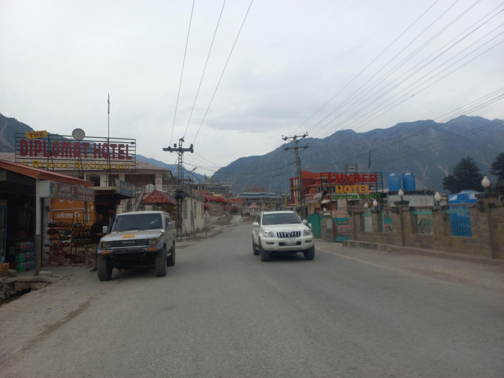 Street view near Honeymoon Hotel, Thal — © Sudais_UP (CC BY-SA · Mapillary)