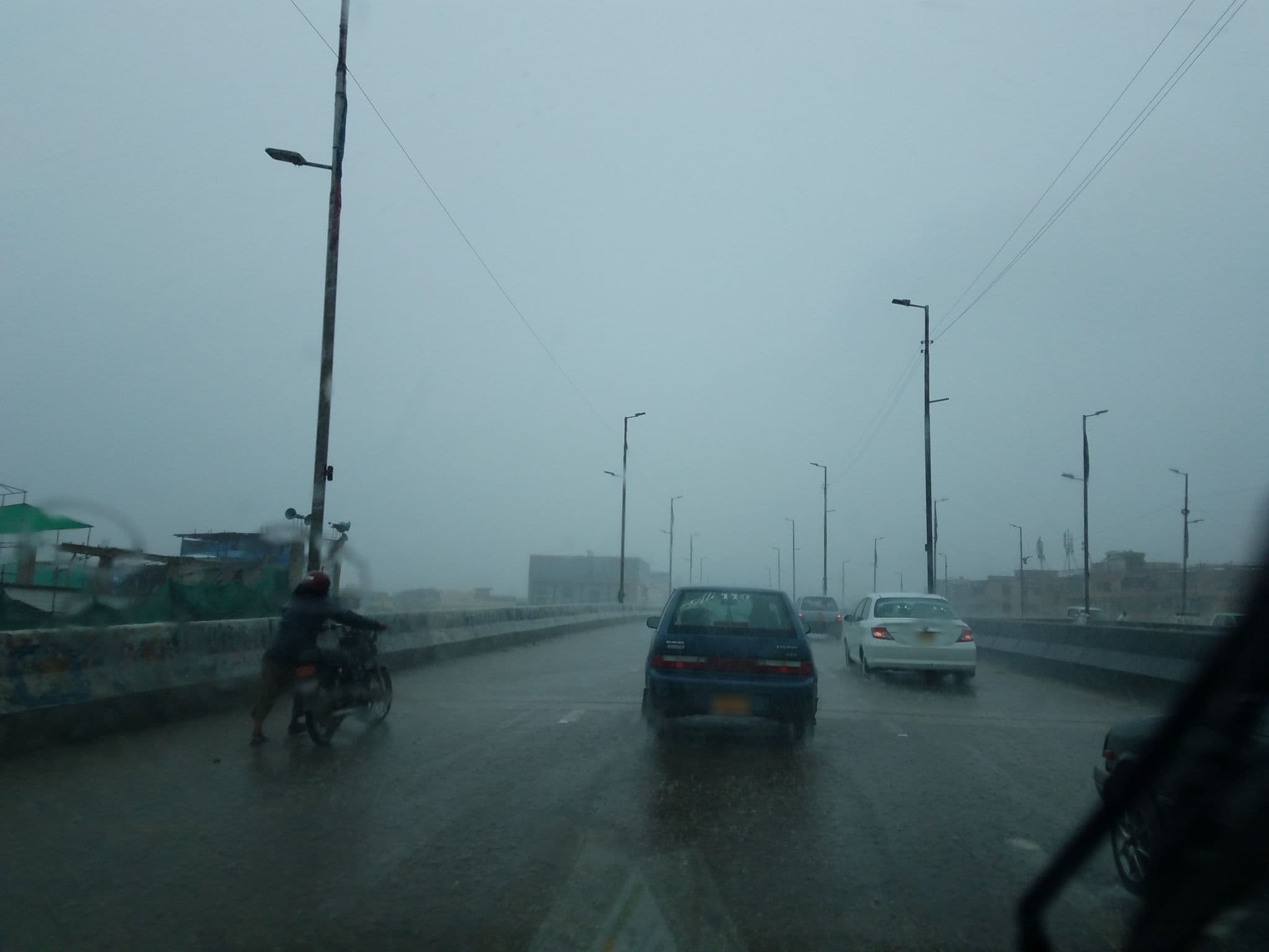 Street view near Quetta Namkeen Bashir Hotel, Karachi University Employees Co-operative Housing Society — © nabamb (CC BY-SA · Mapillary)