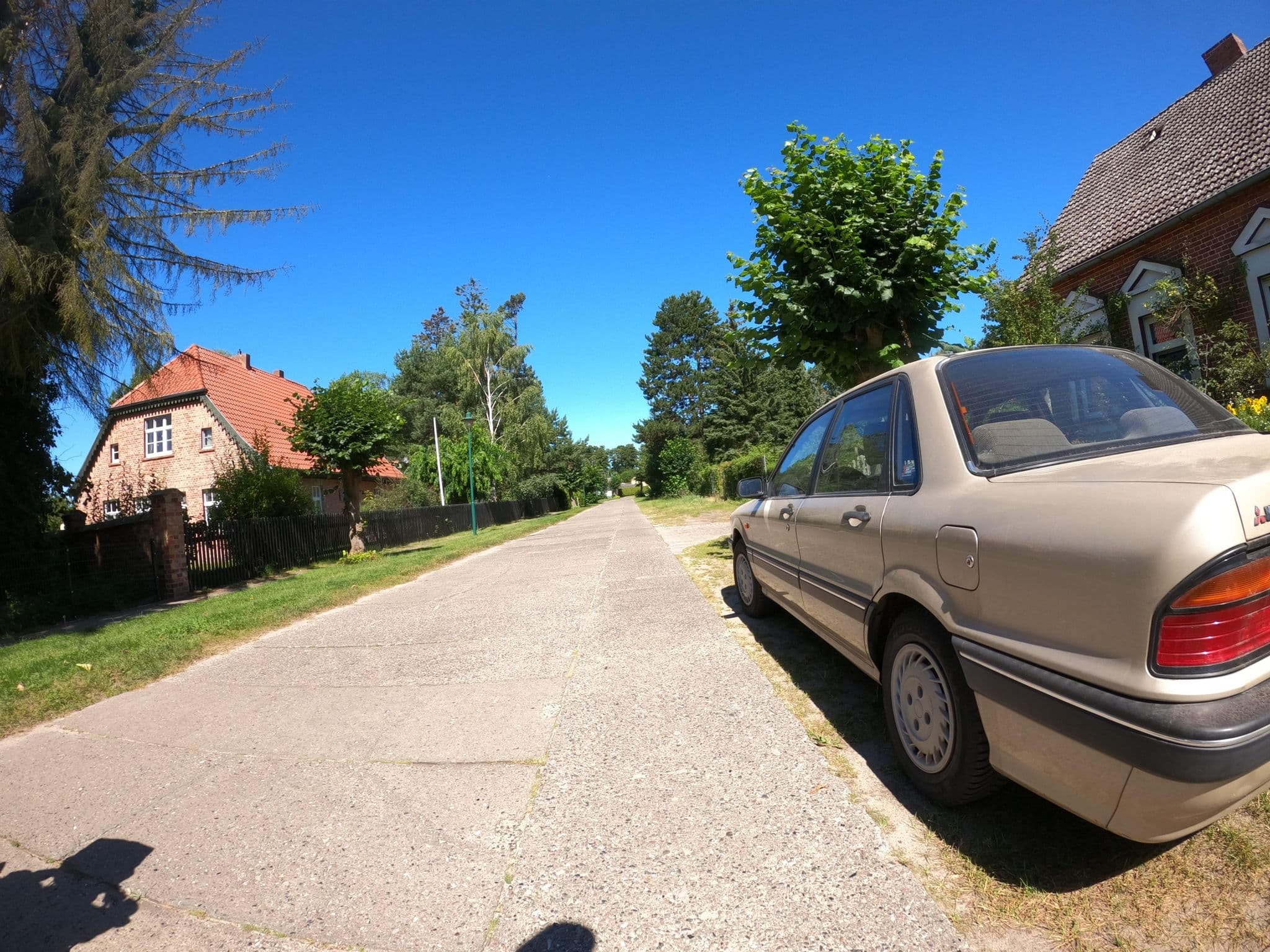 Street view near Gästehaus Alte Schule Rieth, Nowe Warpno — © masterofnoroad (CC BY-SA · Mapillary)