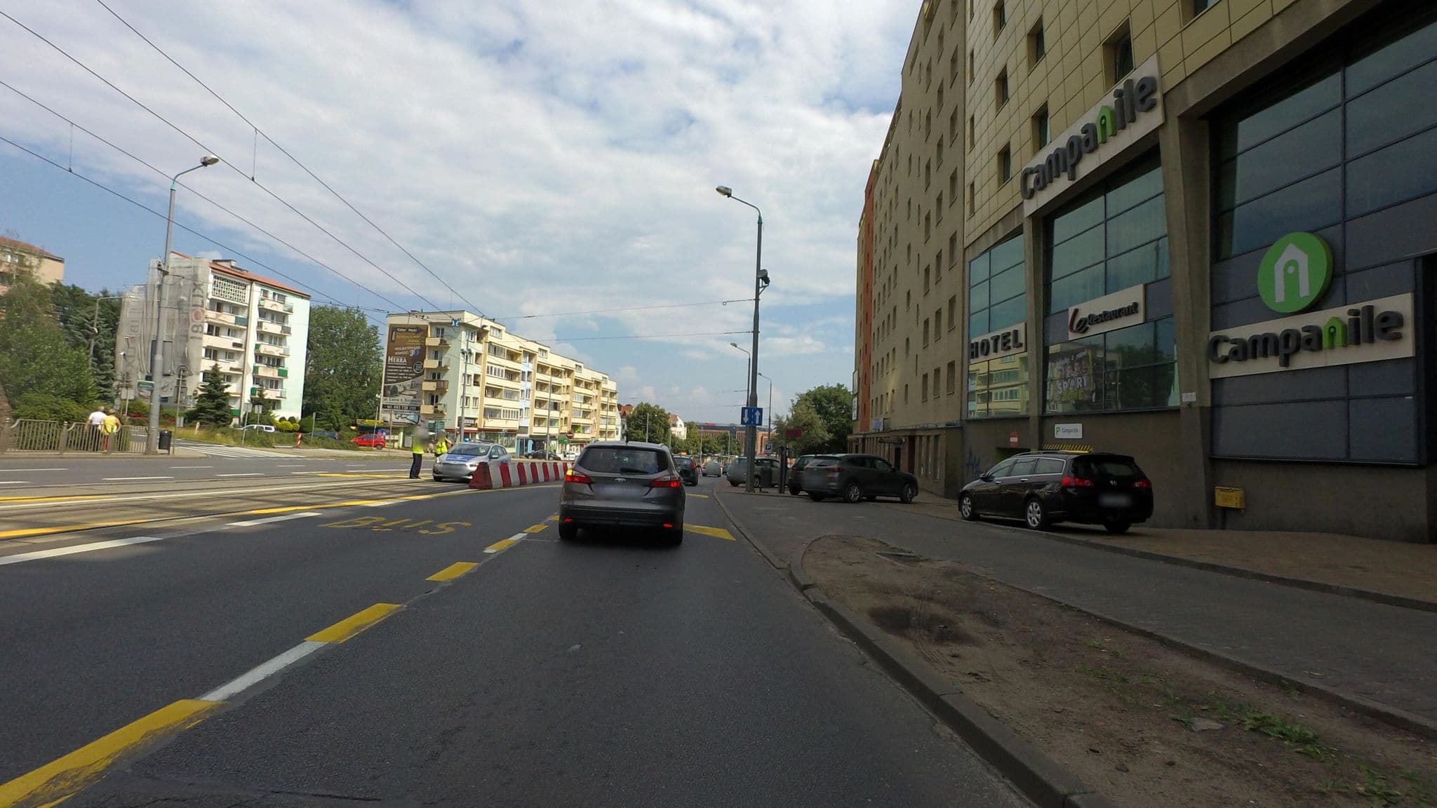 Street view near Hotel Campanile Szczecin, Szczecin — © moenk (CC BY-SA · Mapillary)