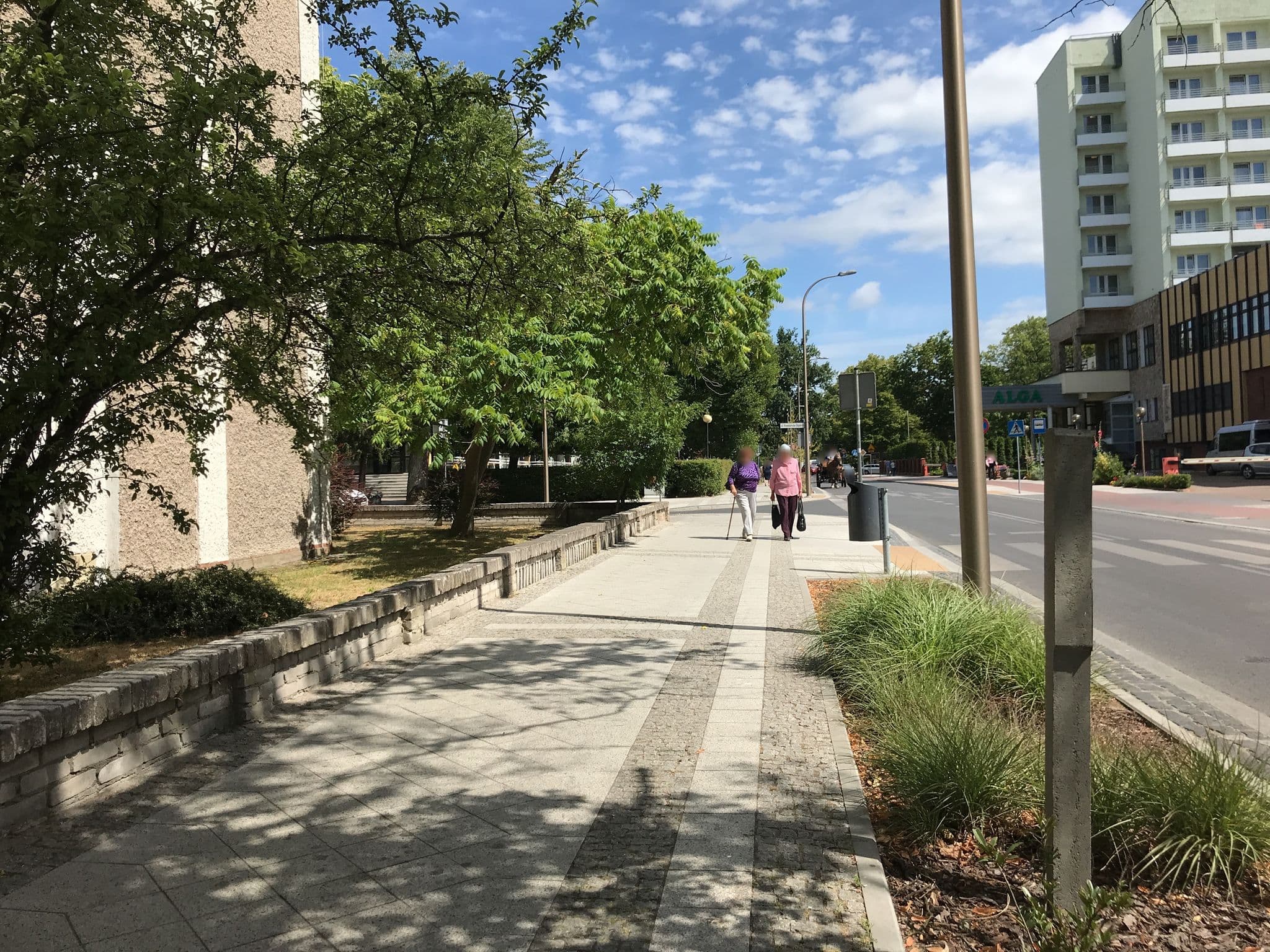 Street view near Sanatorium Trzygłów I, Świnoujście — © dl7auq (CC BY-SA · Mapillary)