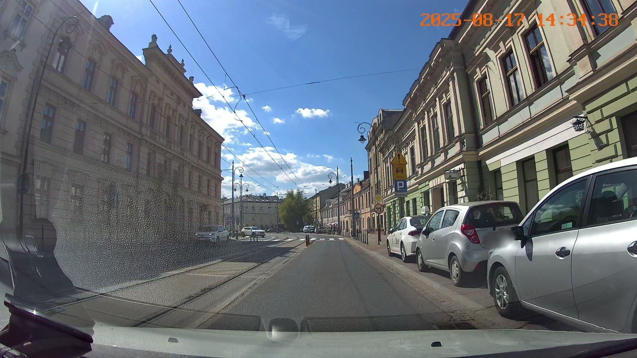 Street view near Patria, Kraków