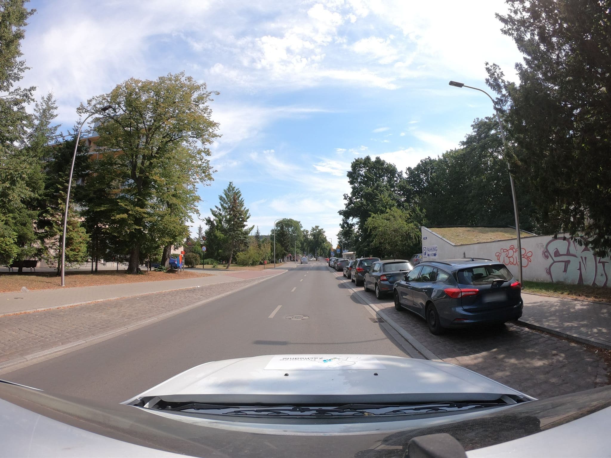Street view near Chalkozyn, Kołobrzeg — © masterofnoroad (CC BY-SA · Mapillary)