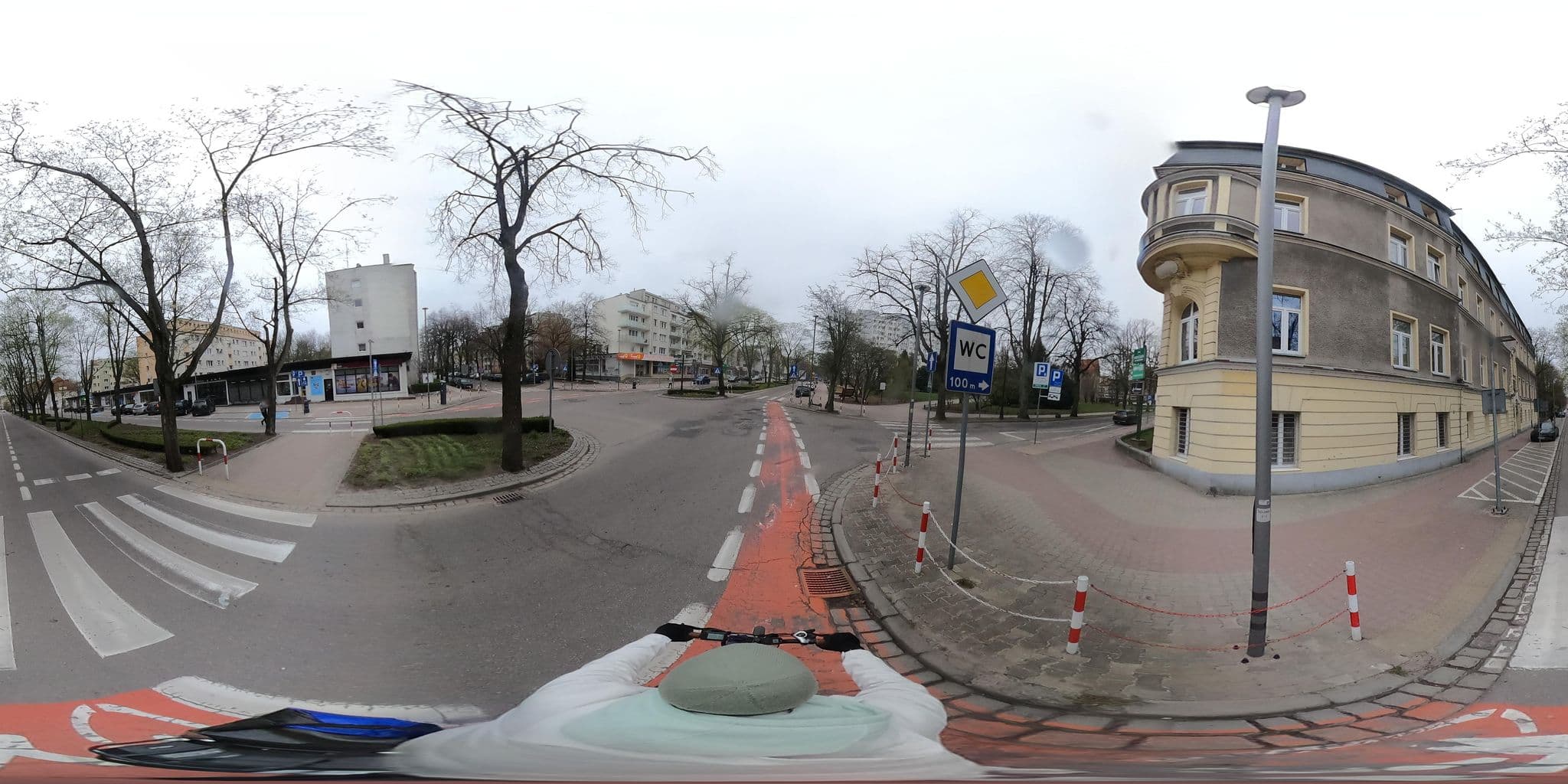 Street view near Hotel Centrum, Kołobrzeg