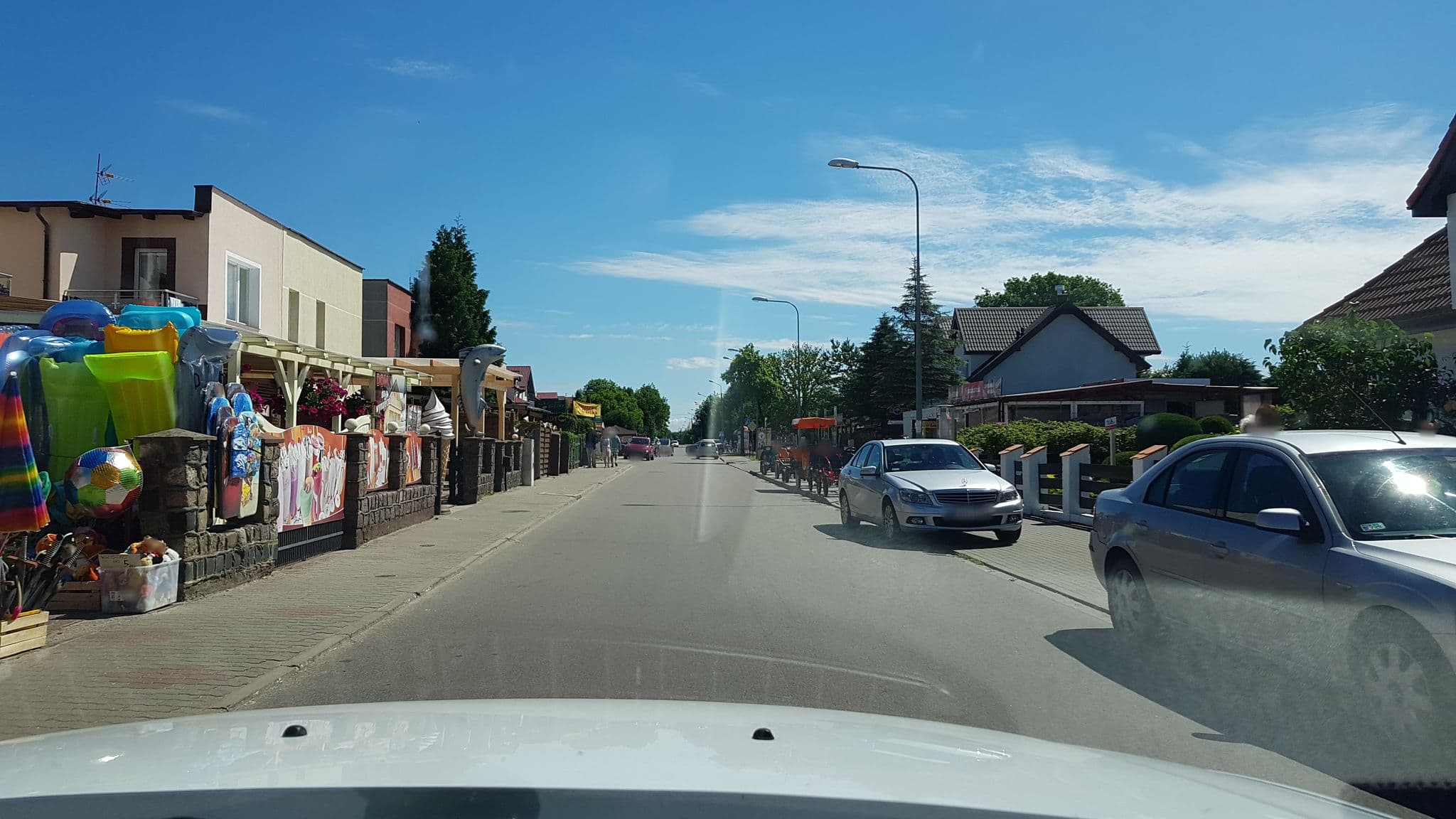 Street view near Pokoje, Grzybowo