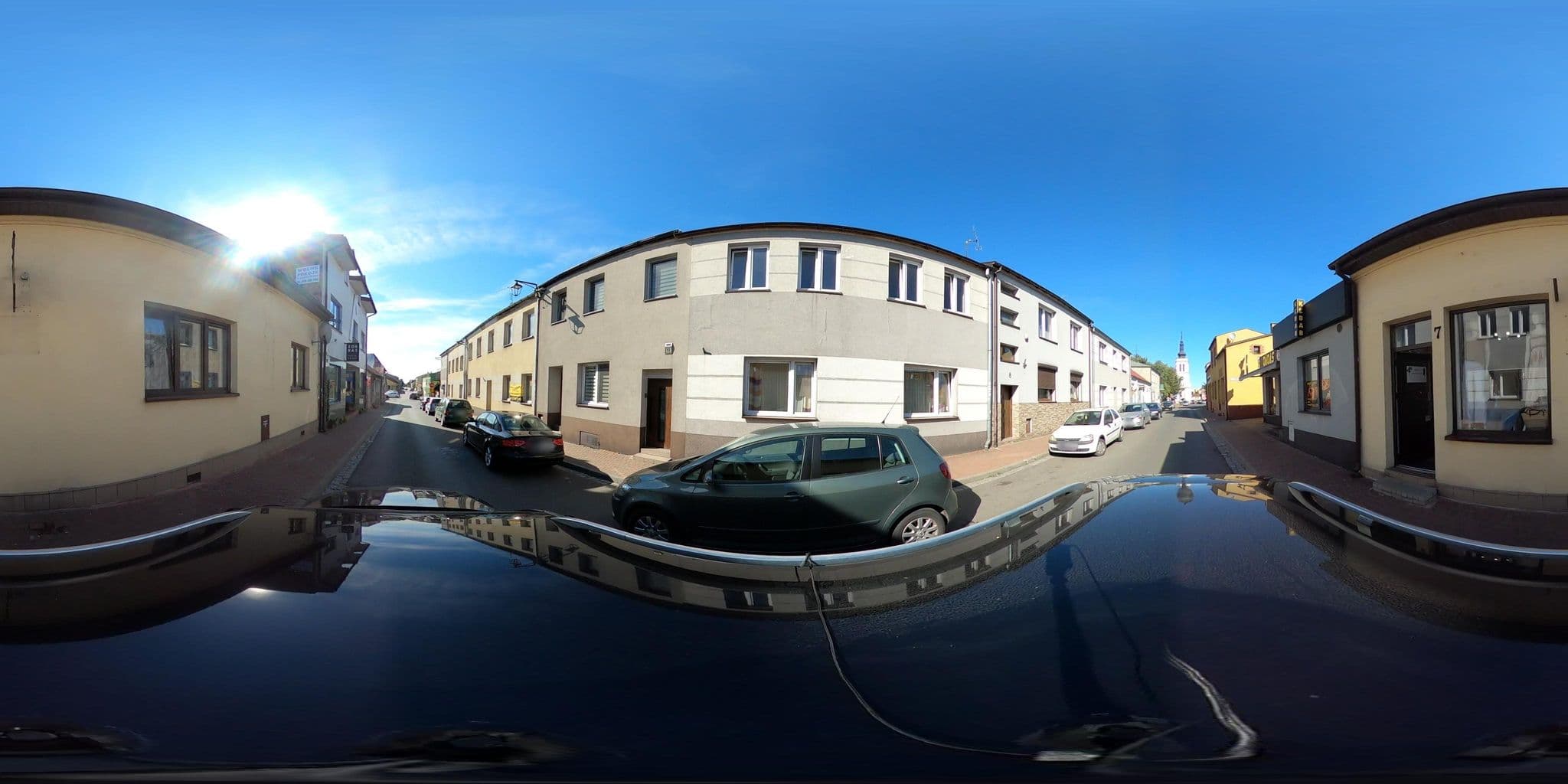 Street view near Pokoje Goscinne u Izy, Uniejów — © stoper7 (CC BY-SA · Mapillary)