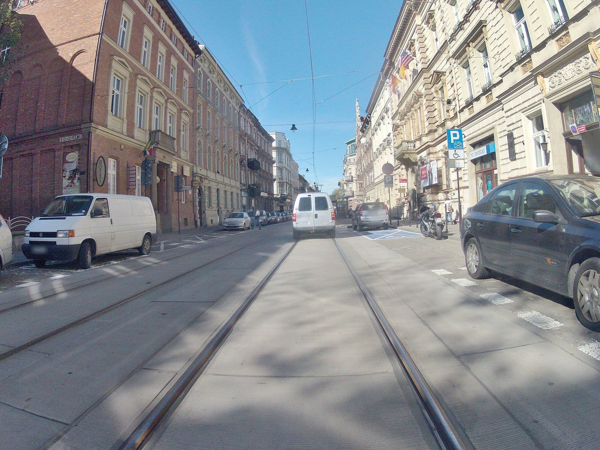 Street view near Maksymilian, Kraków
