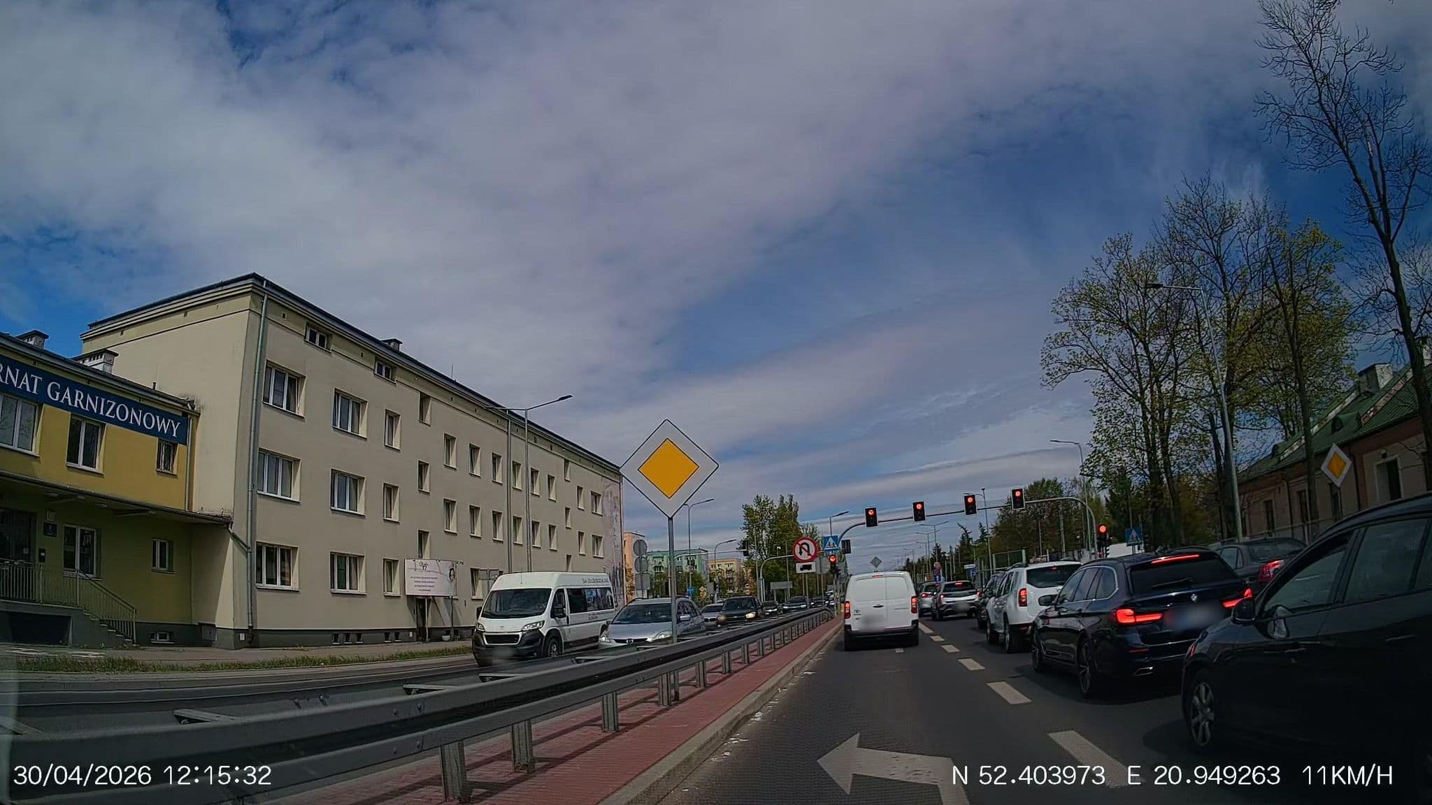 Street view near Internat Garnizonowy, Legionowo — © Driven2574 (CC BY-SA · Mapillary)