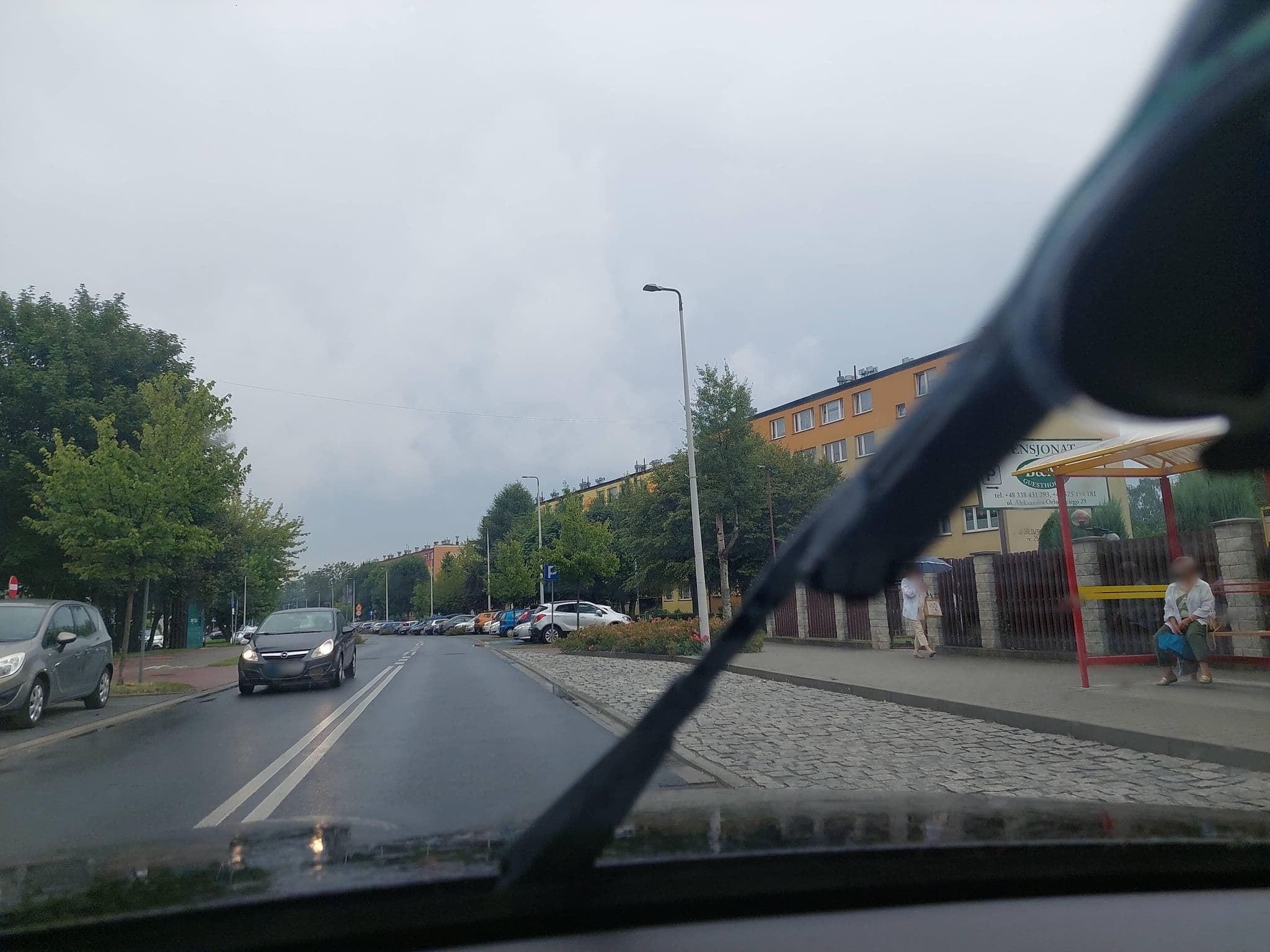Street view near B&M Guesthouse, Oświęcim — © Apirnus (CC BY-SA · Mapillary)