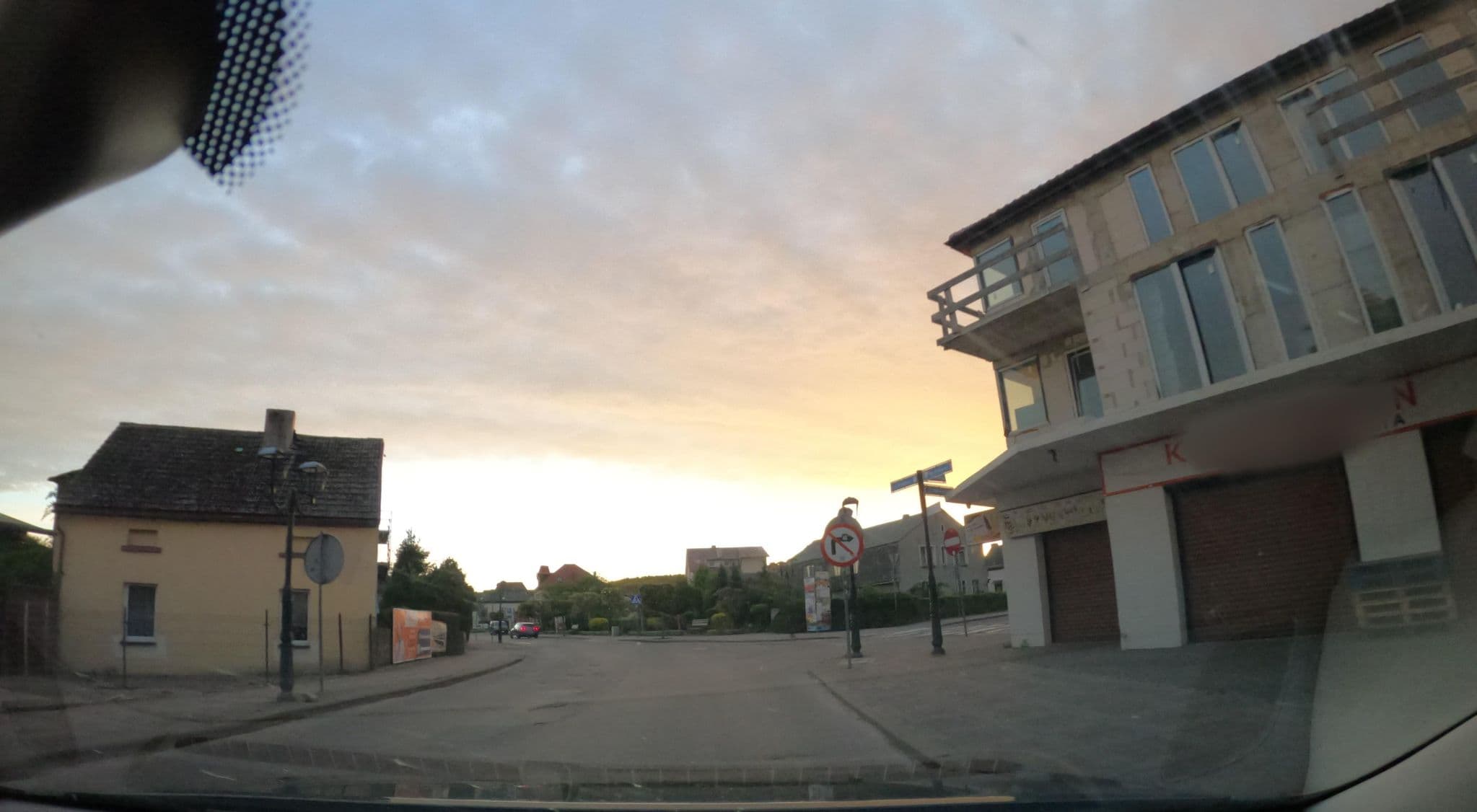 Street view near Konik Morski, Cerkwica
