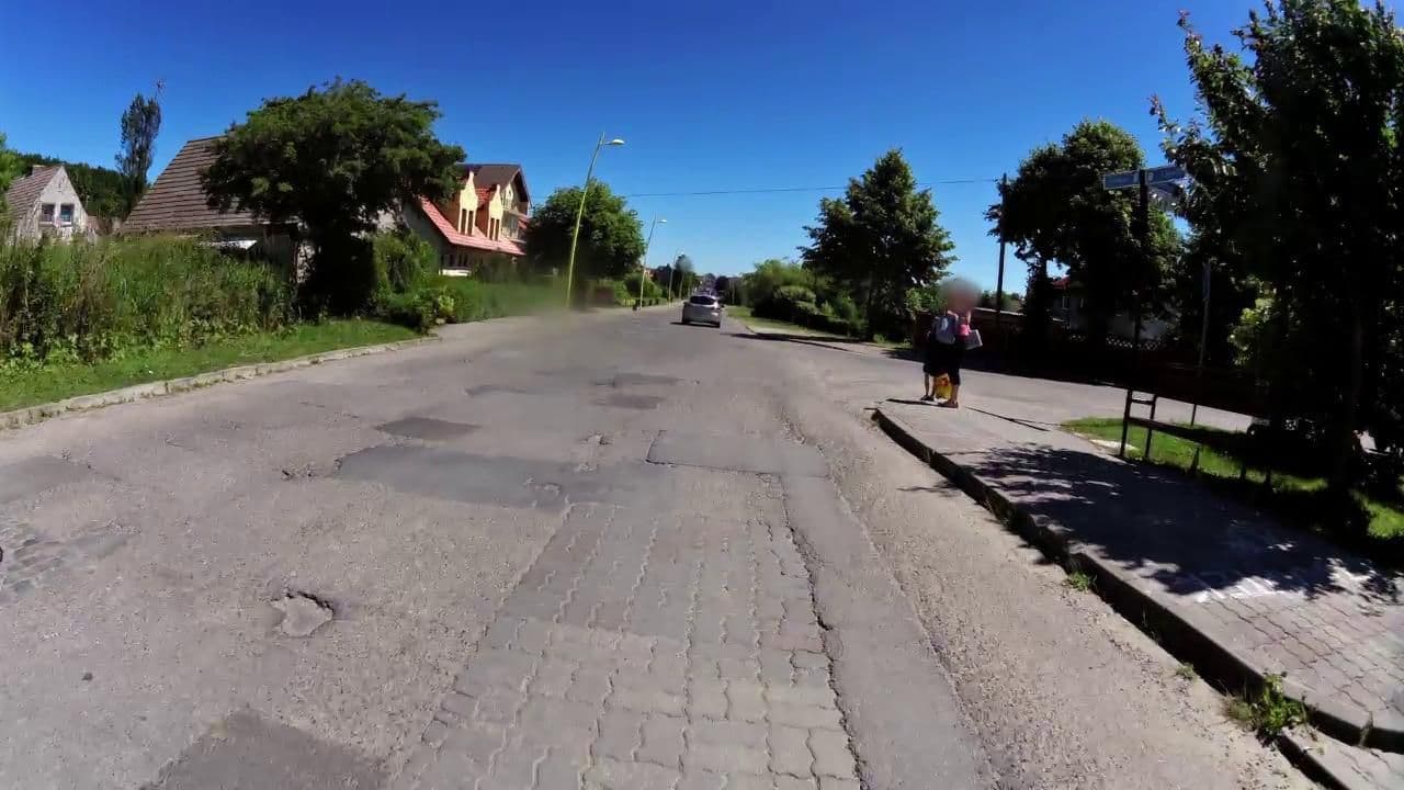Street view near KORMORAN, Pobierowo