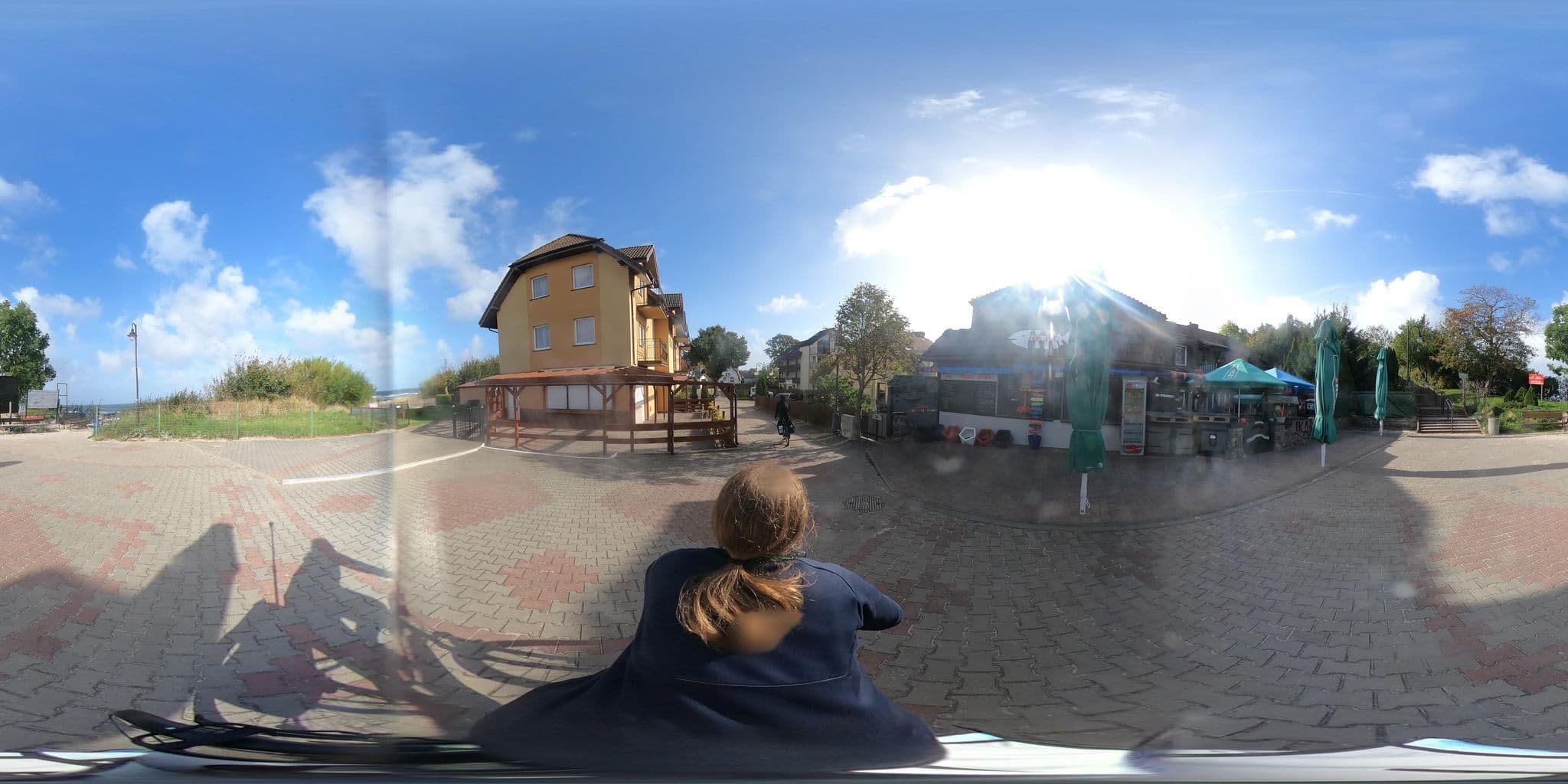Street view near IKA, Pobierowo
